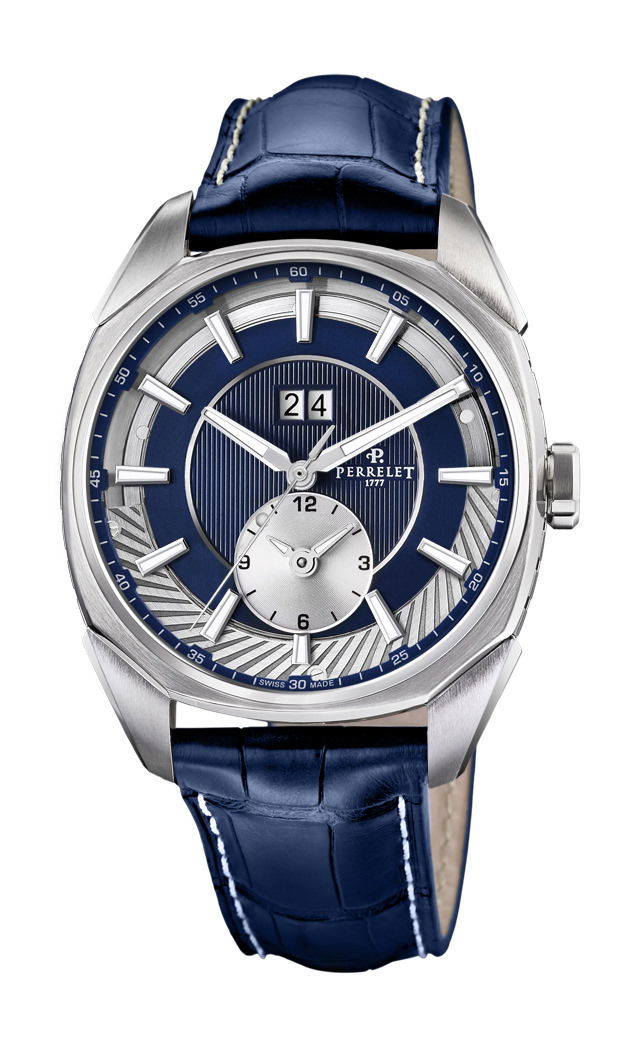 Perrelet Lab Big Date GMT luxury timepiece - detailed view