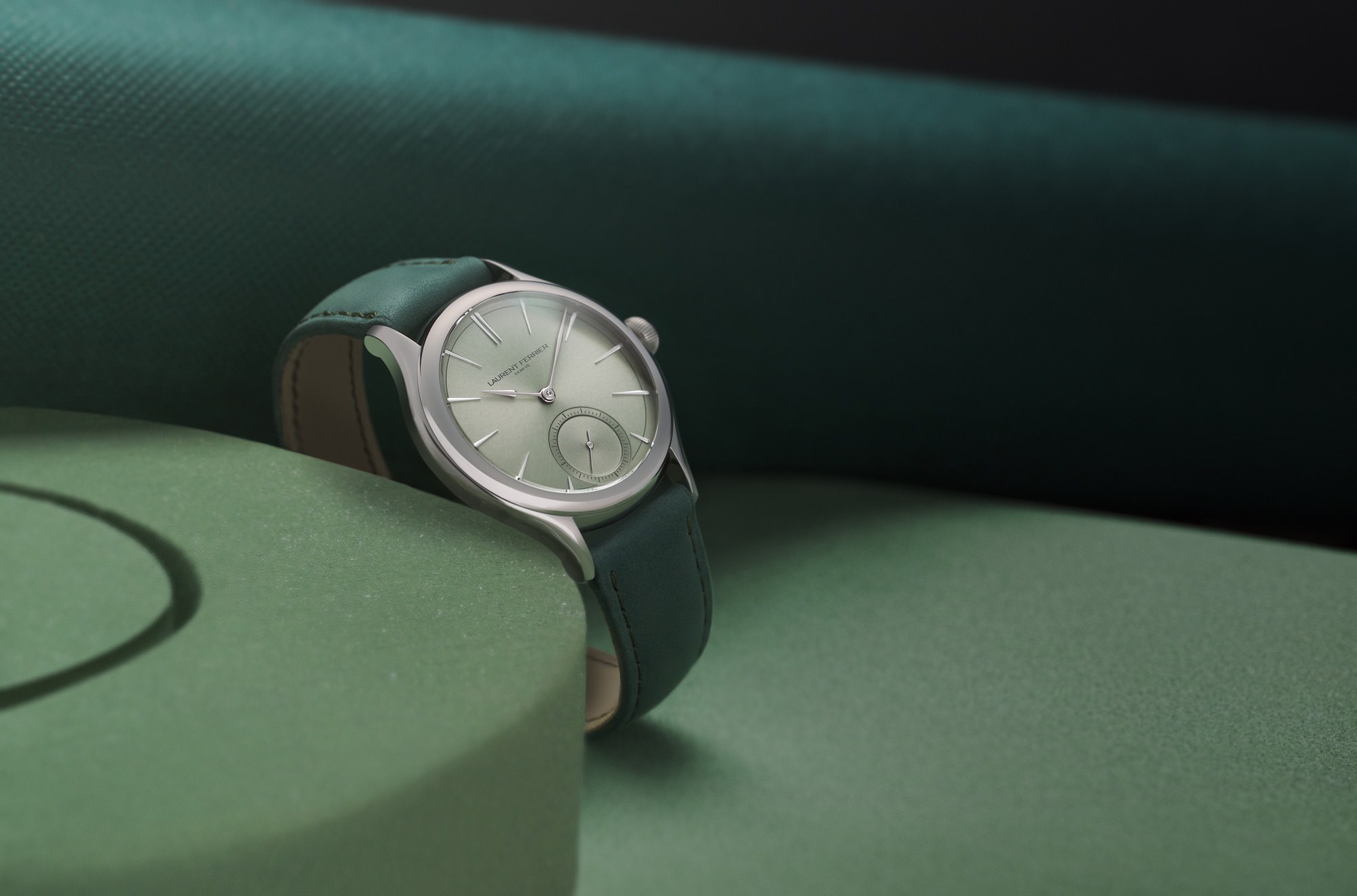 Laurent Ferrier Classic Micro-Rotor “Série Atelier” Magnetic Green - View 2