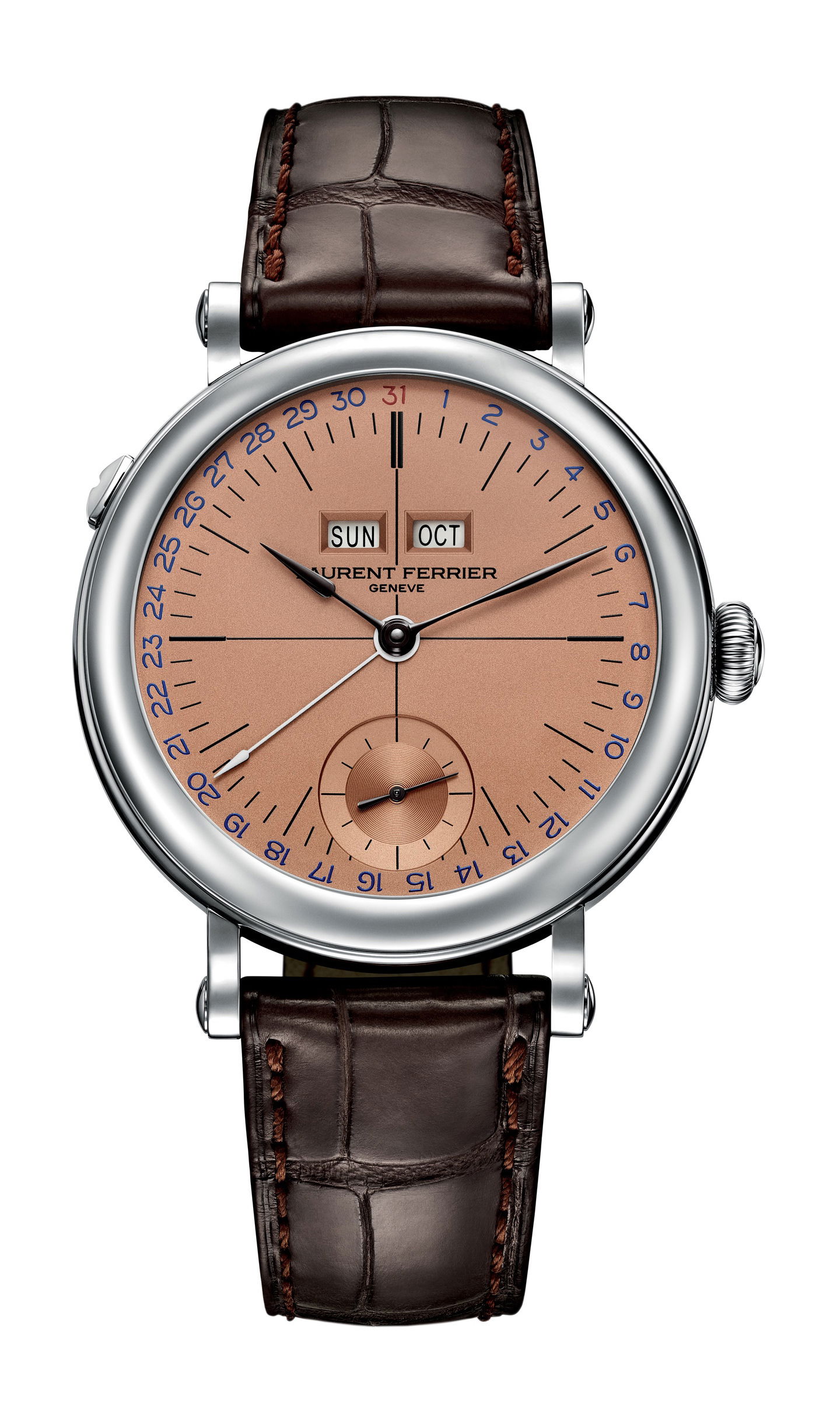 Laurent Ferrier École Annual Calendar luxury timepiece - detailed view