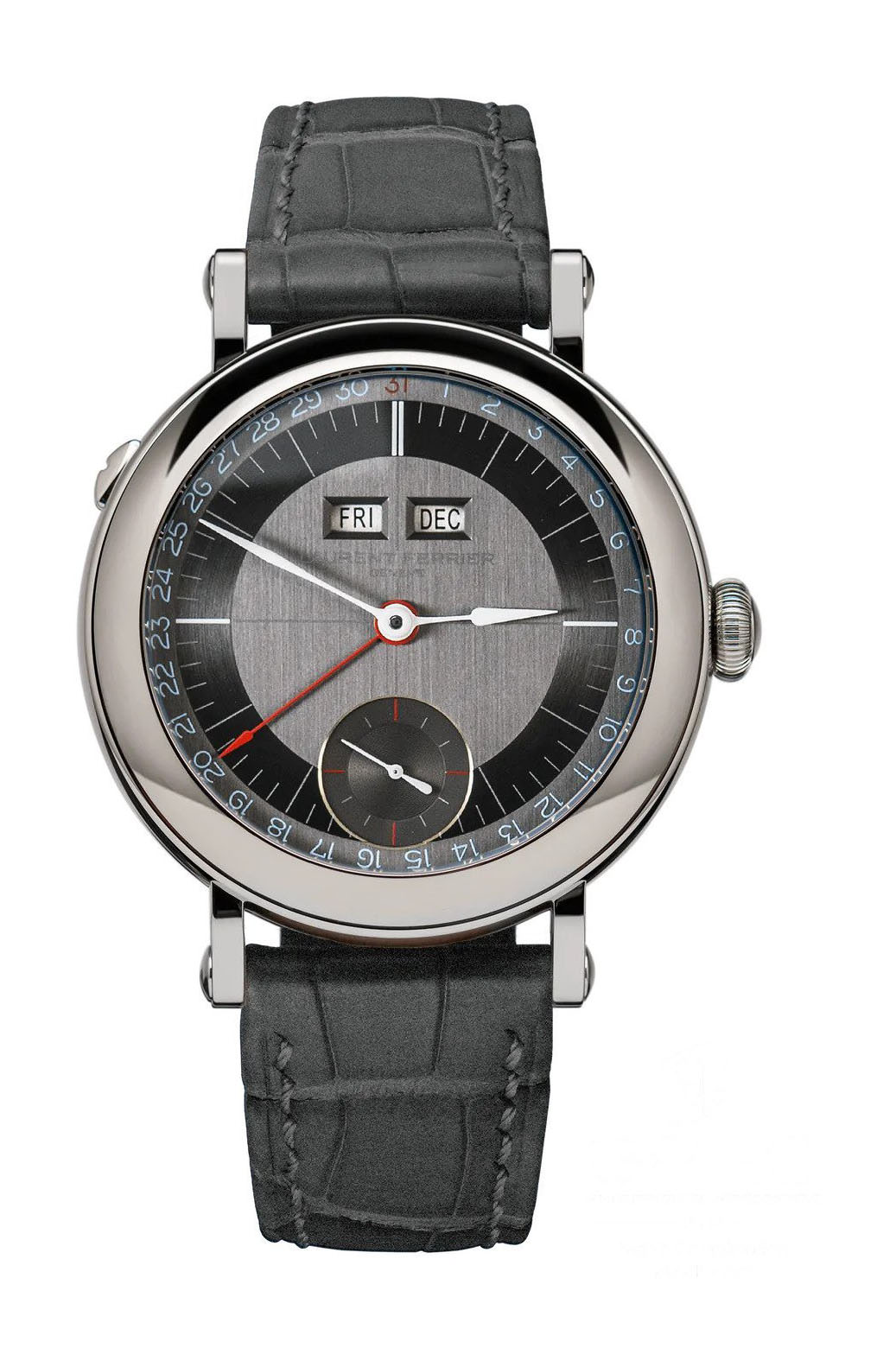 Laurent Ferrier École Annual Calendar Slate Grey luxury timepiece - detailed view