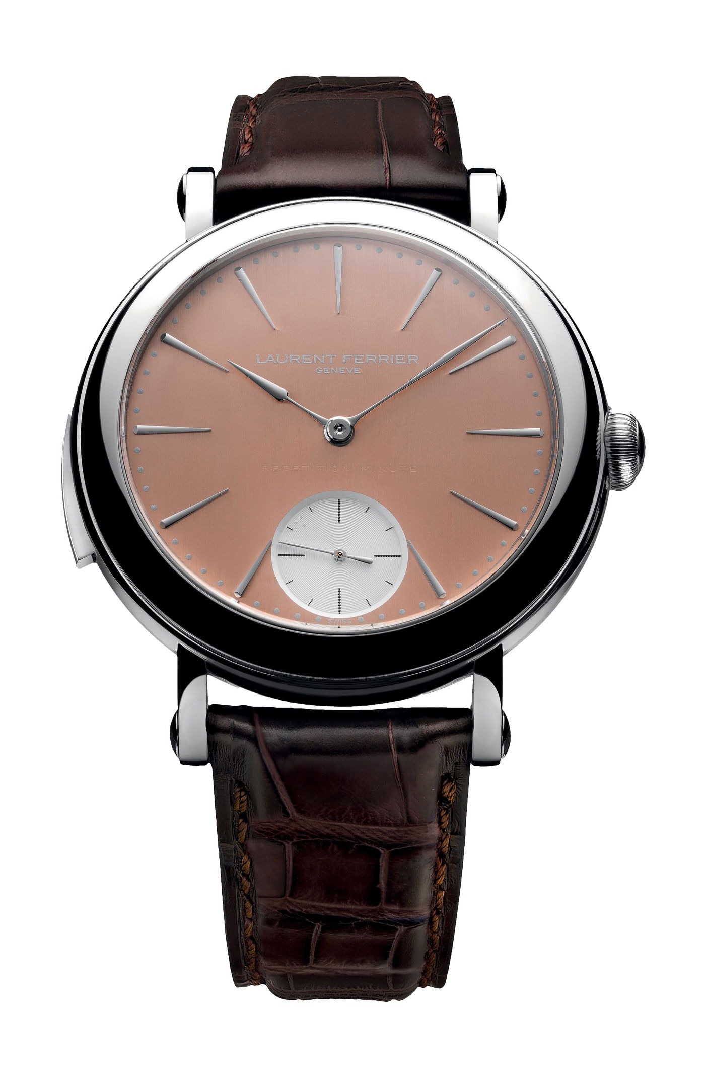 Laurent Ferrier École Minute Repeater luxury timepiece - detailed view