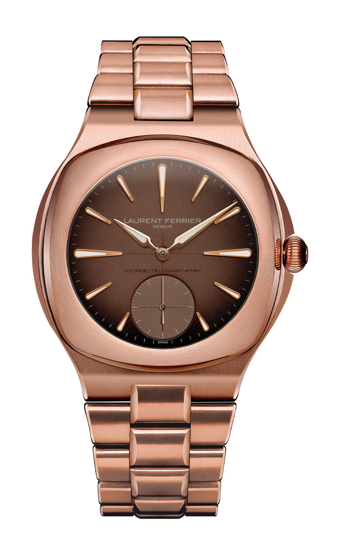 Laurent Ferrier Grand Sport Tourbillon Golden Brown luxury timepiece - detailed view