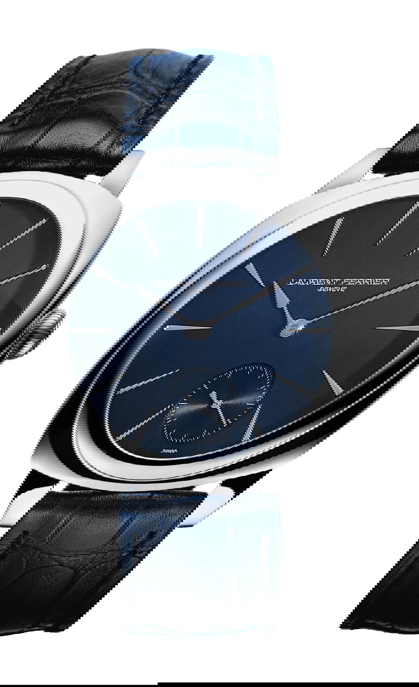 Laurent Ferrier Square Micro-Rotor Blue luxury timepiece - detailed view