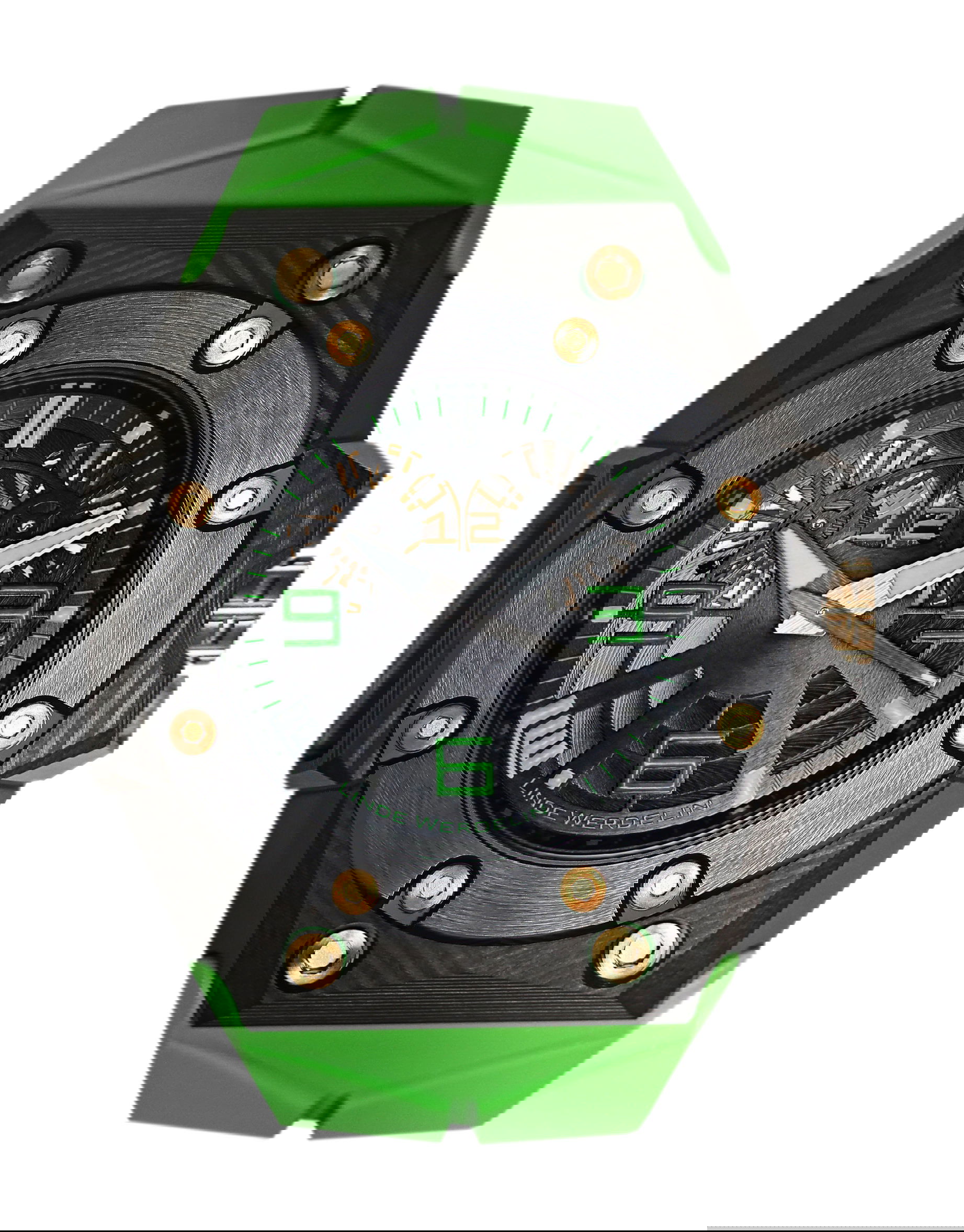 Linde Werdelin Oktopus Double Date 3DTP Carbon Black watch