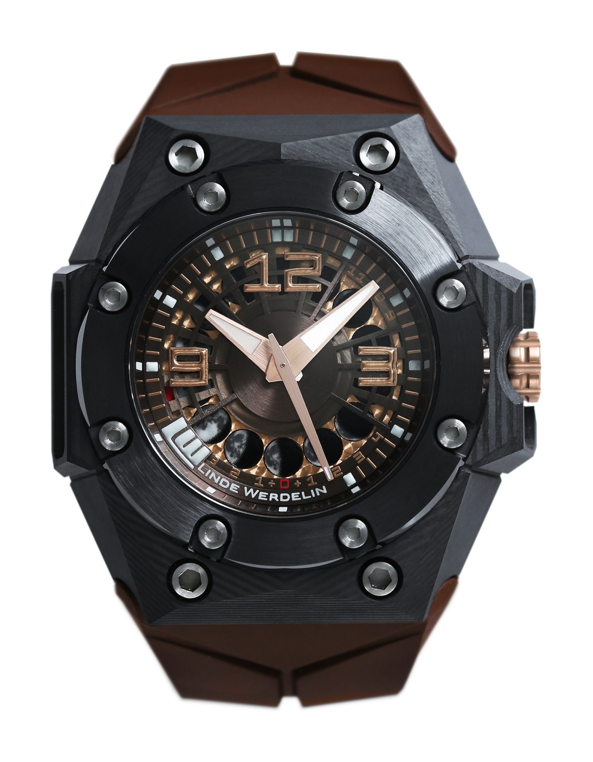 Linde Werdelin OKTOPUS MOON 3DTP CARBON watch