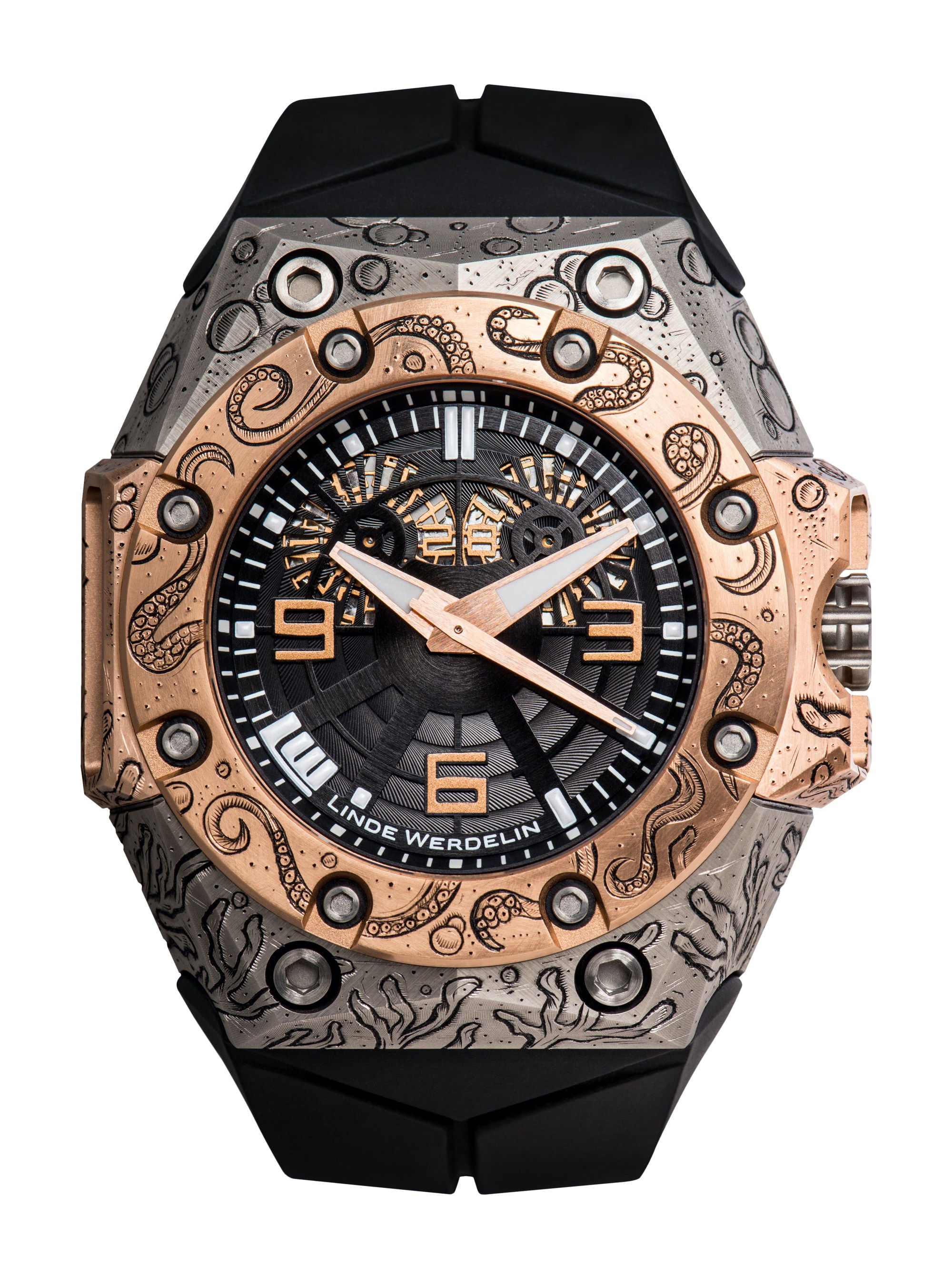 Linde Werdelin Oktopus Reef luxury timepiece - detailed view