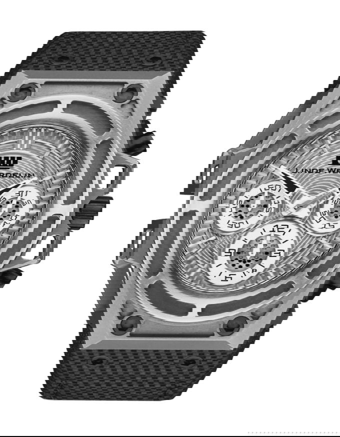 Linde Werdelin Spidospeed Monochrome luxury timepiece - detailed view