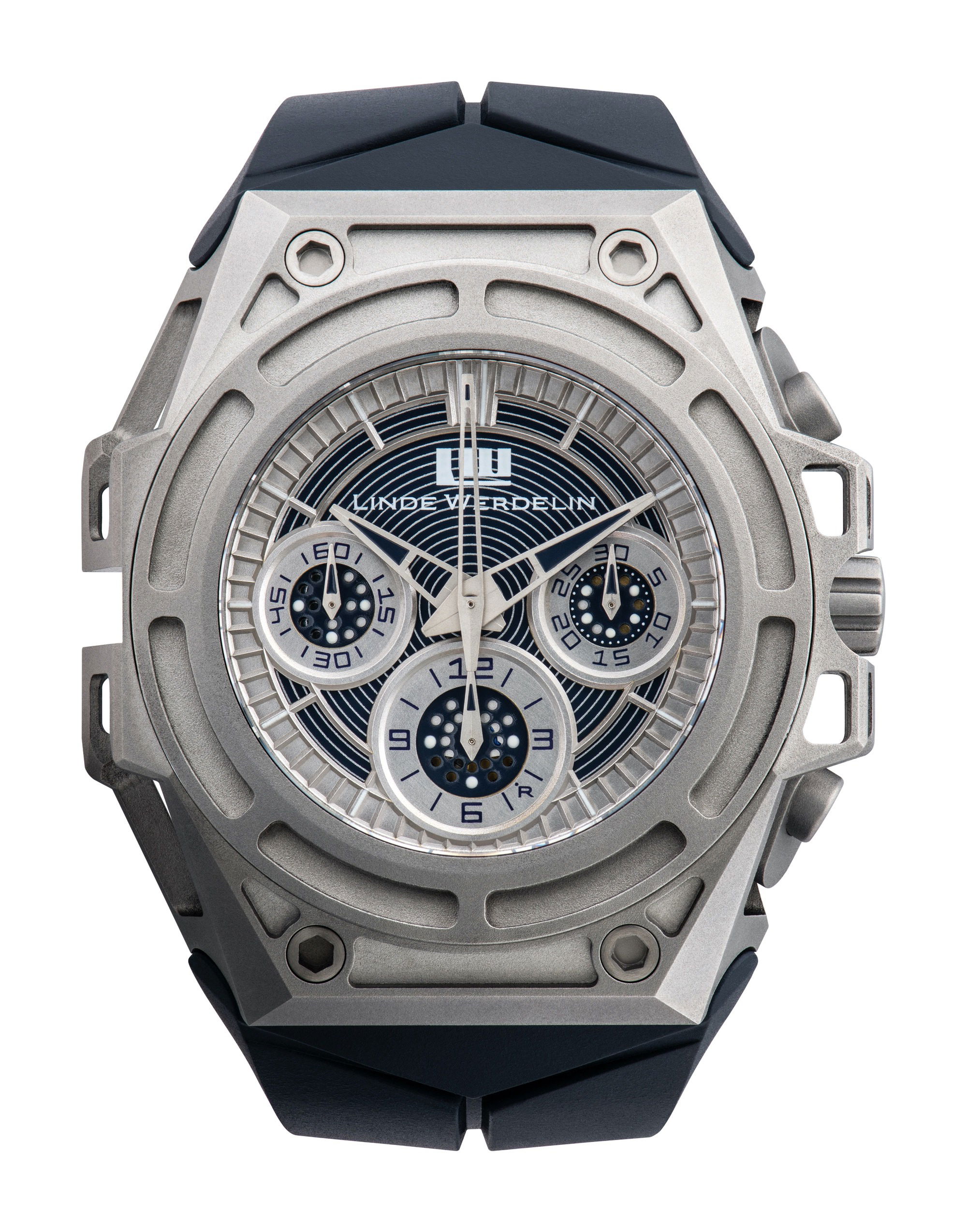 Linde Werdelin Spidospeed Arktis luxury timepiece - detailed view