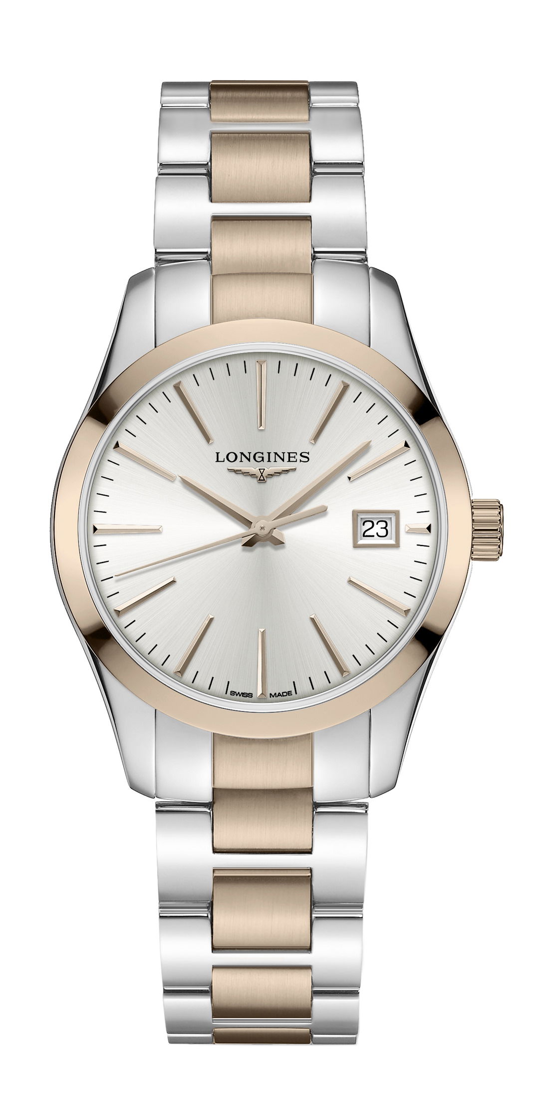 Longines Conquest Classic 34 luxury timepiece - detailed view