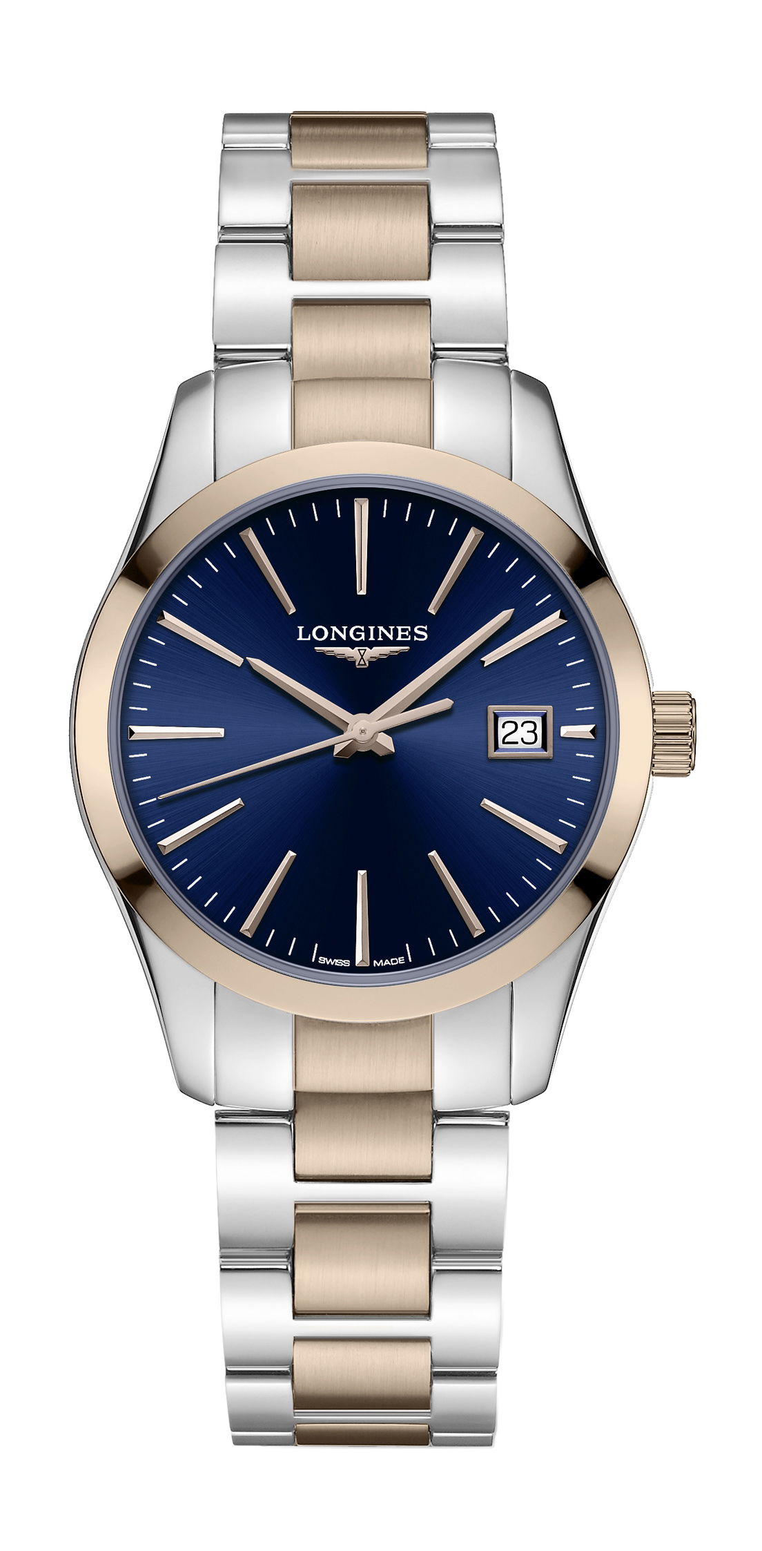 Longines Conquest Classic 34 luxury timepiece - detailed view