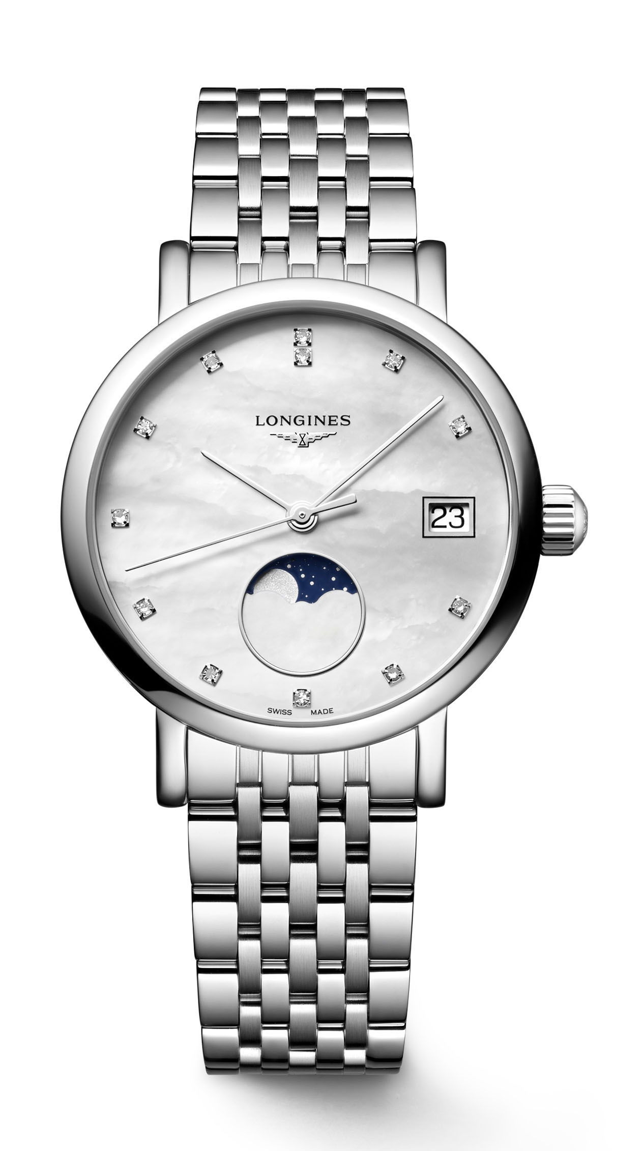 Longines Elegant luxury timepiece - detailed view