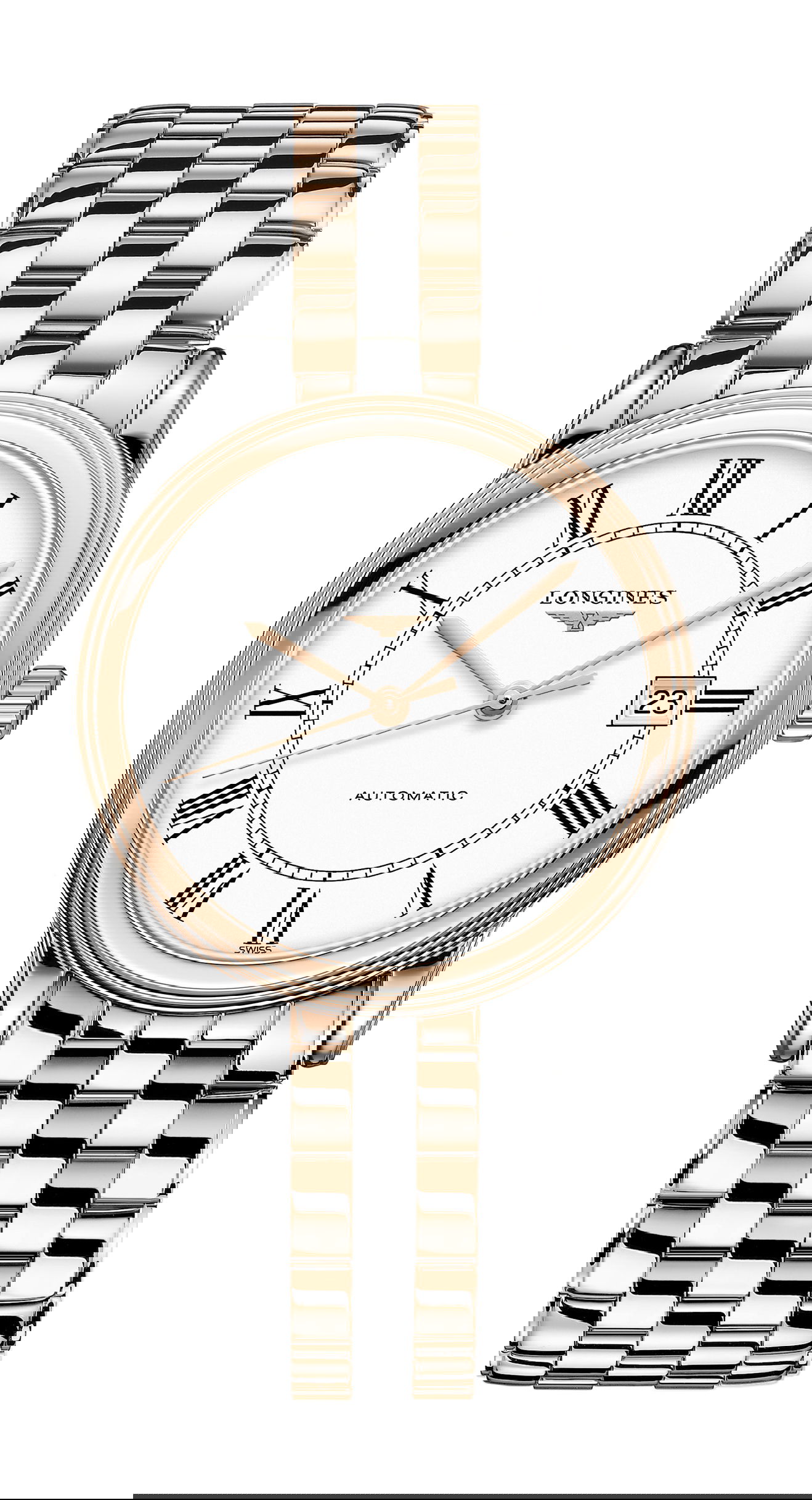 Longines Flagship luxury timepiece - detailed view