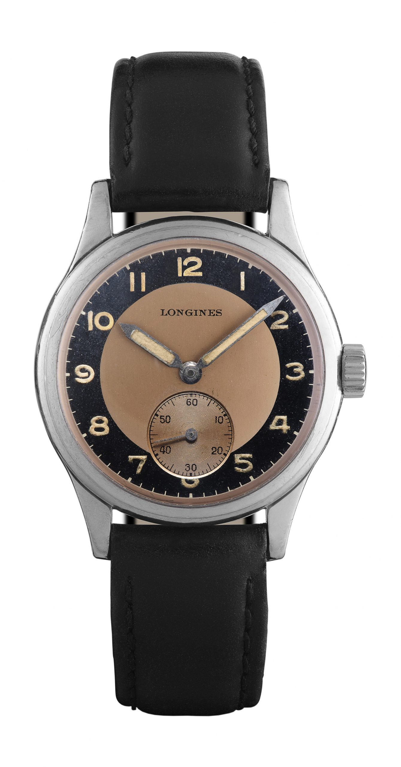 Longines Heritage Classic – Tuxedo luxury timepiece - detailed view