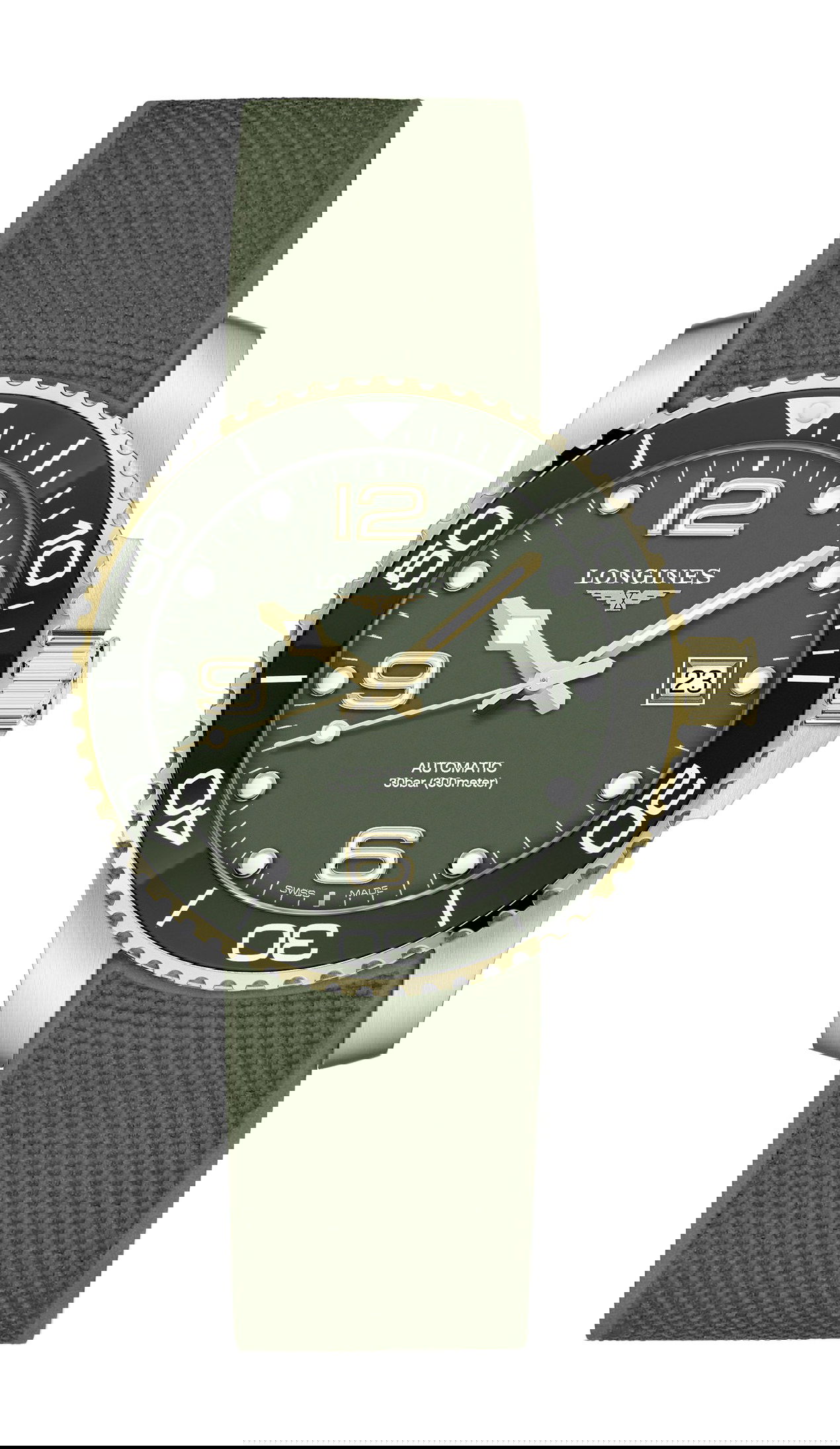 Longines HydroConquest 41 luxury timepiece - detailed view