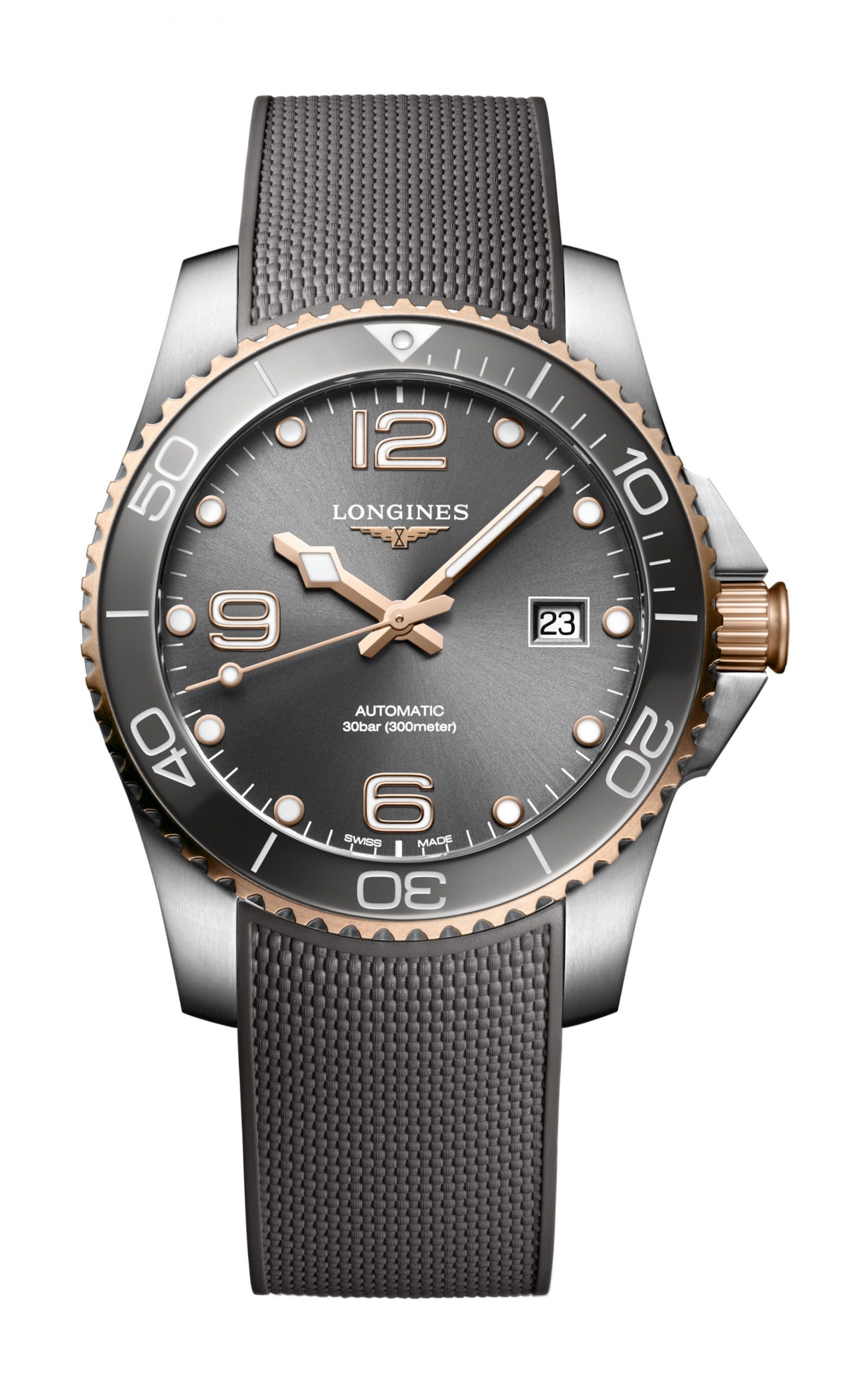 Longines HydroConquest 41 luxury timepiece - detailed view