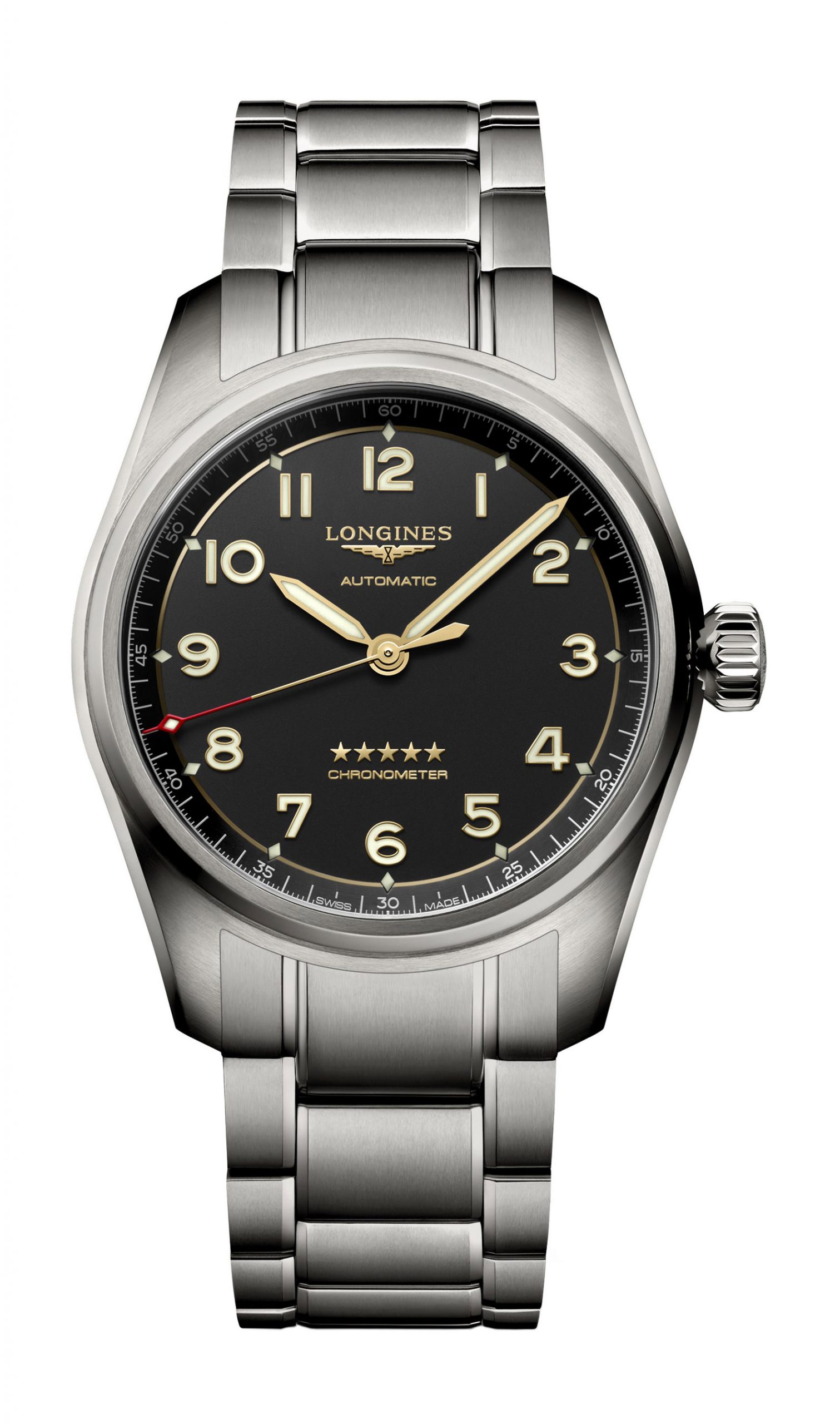 Longines Spirit luxury timepiece - detailed view