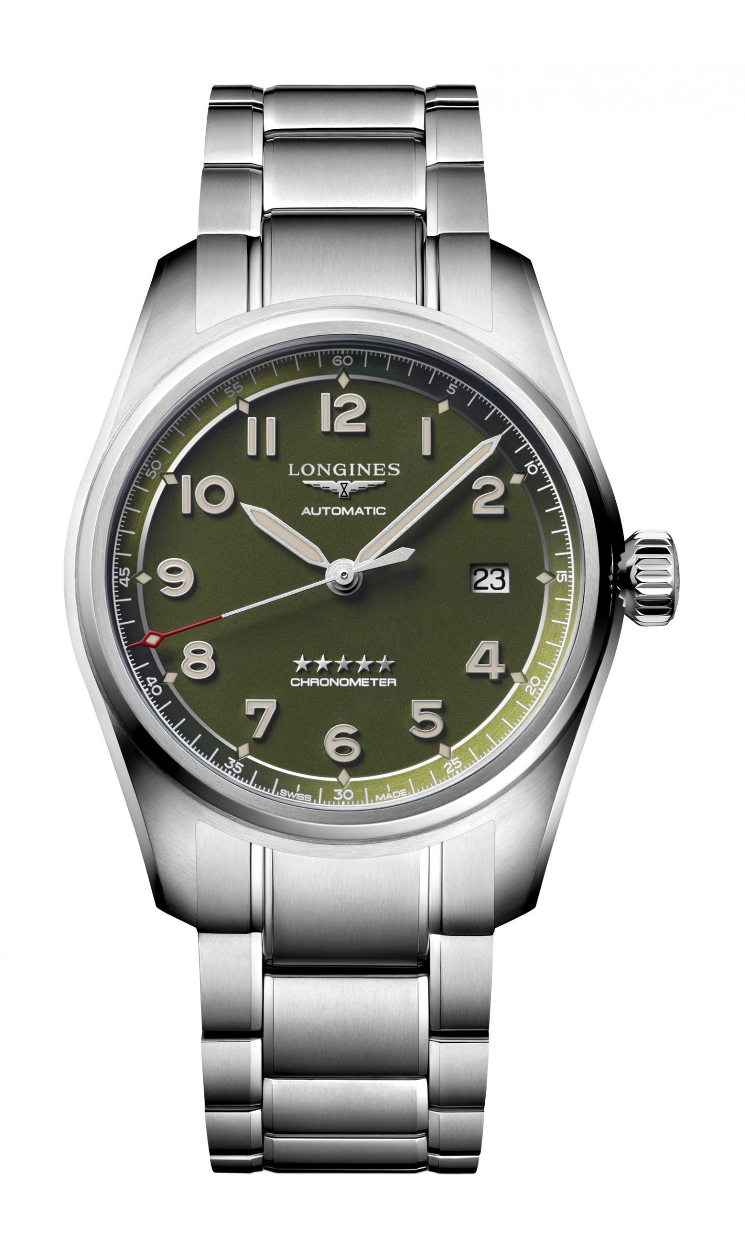 Longines Spirit luxury timepiece - detailed view