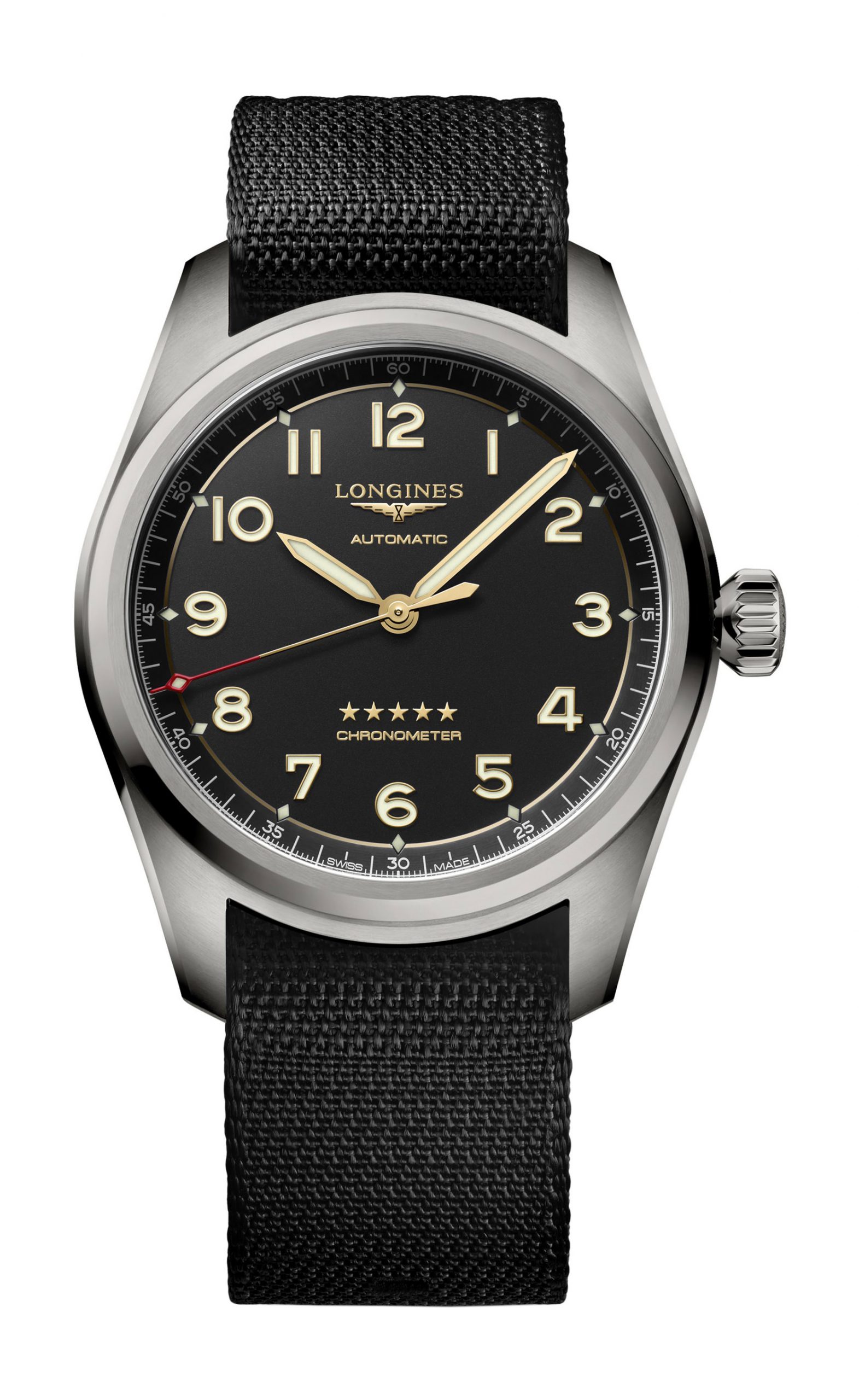 Longines Spirit luxury timepiece - detailed view