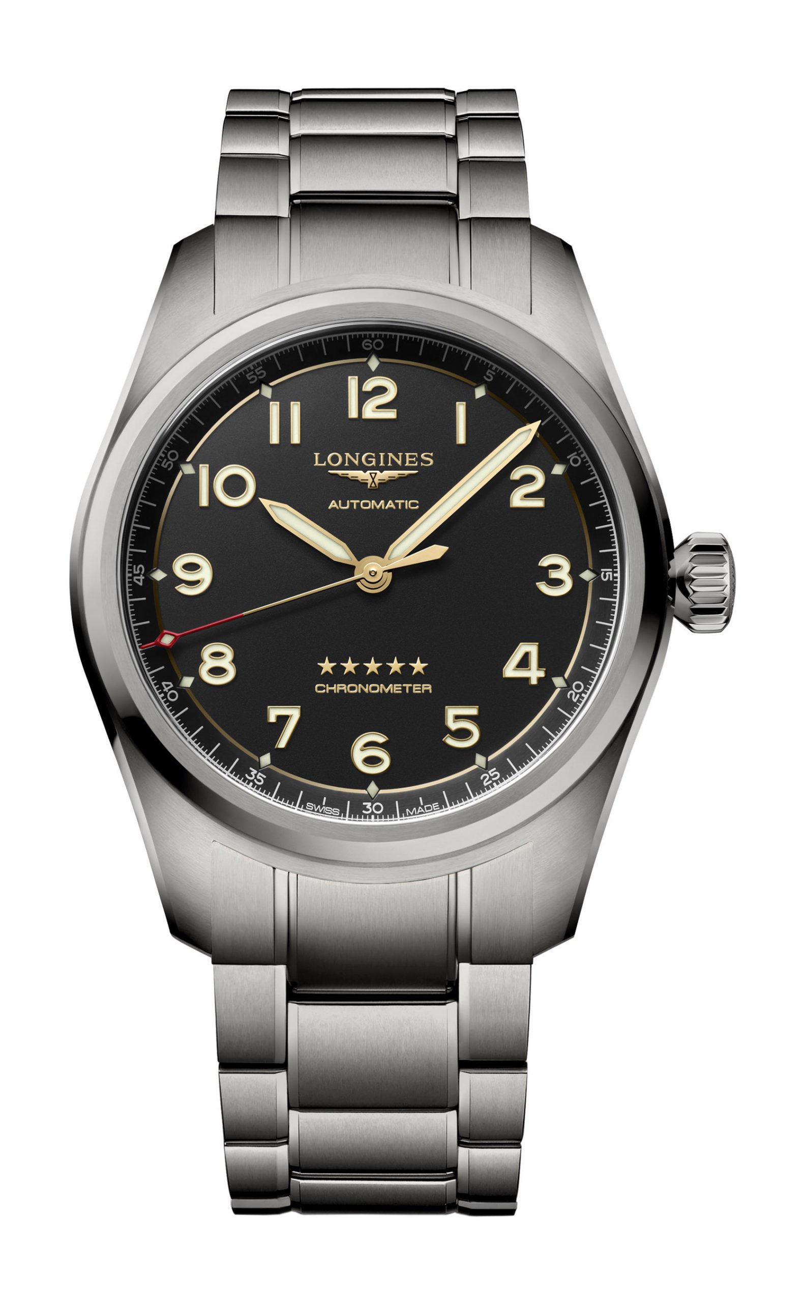 Longines Spirit luxury timepiece - detailed view