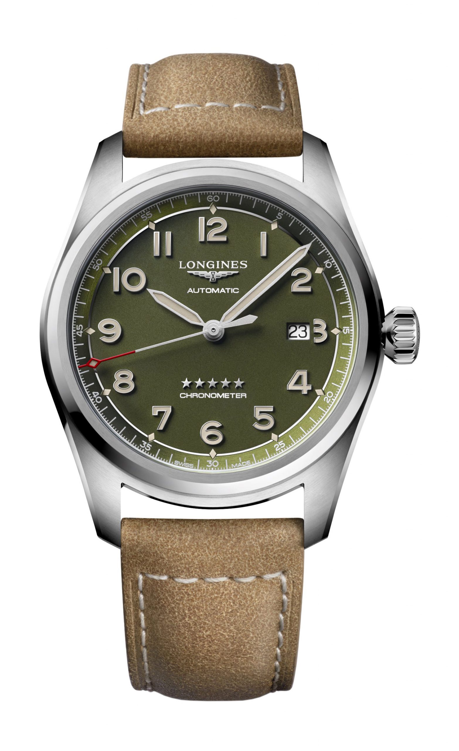 Longines Spirit luxury timepiece - detailed view