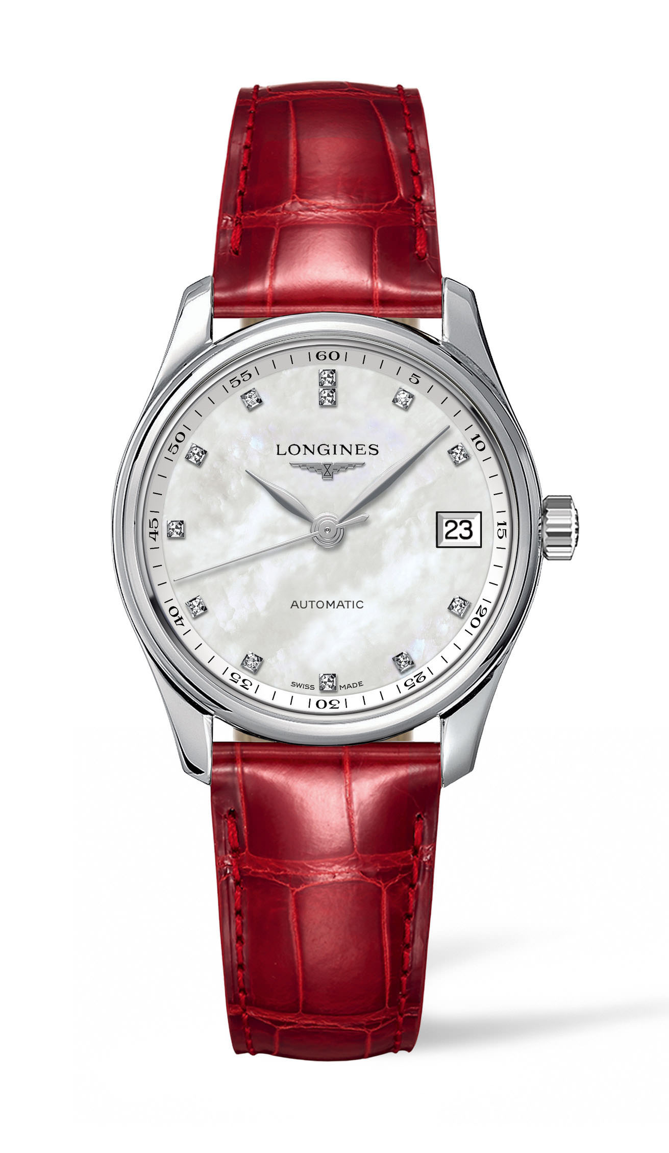 Longines Master Collection luxury timepiece - detailed view