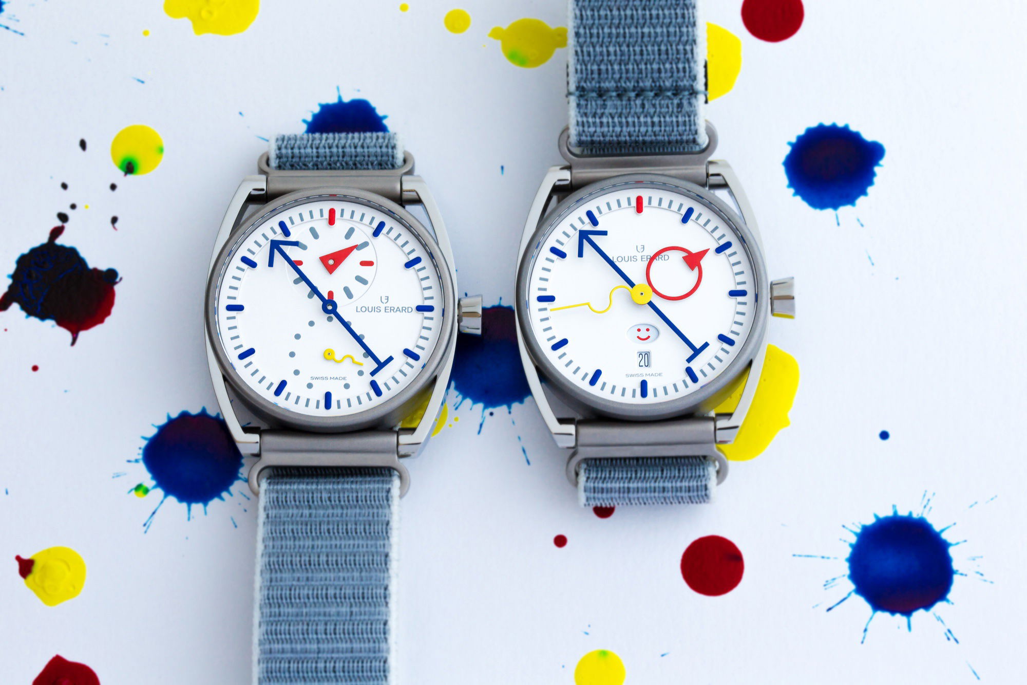 Louis Erard Excellence Le Régulateur Louis Erard x Alain Silberstein Blanc - View 2