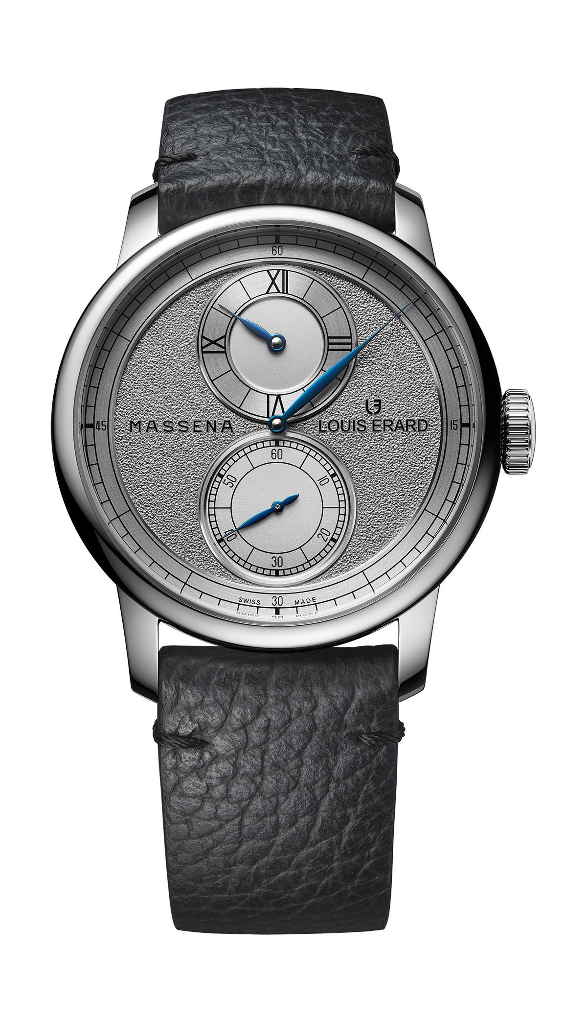 Louis Erard Excellence Le Régulateur Louis Erard x Massena LAB luxury timepiece - detailed view