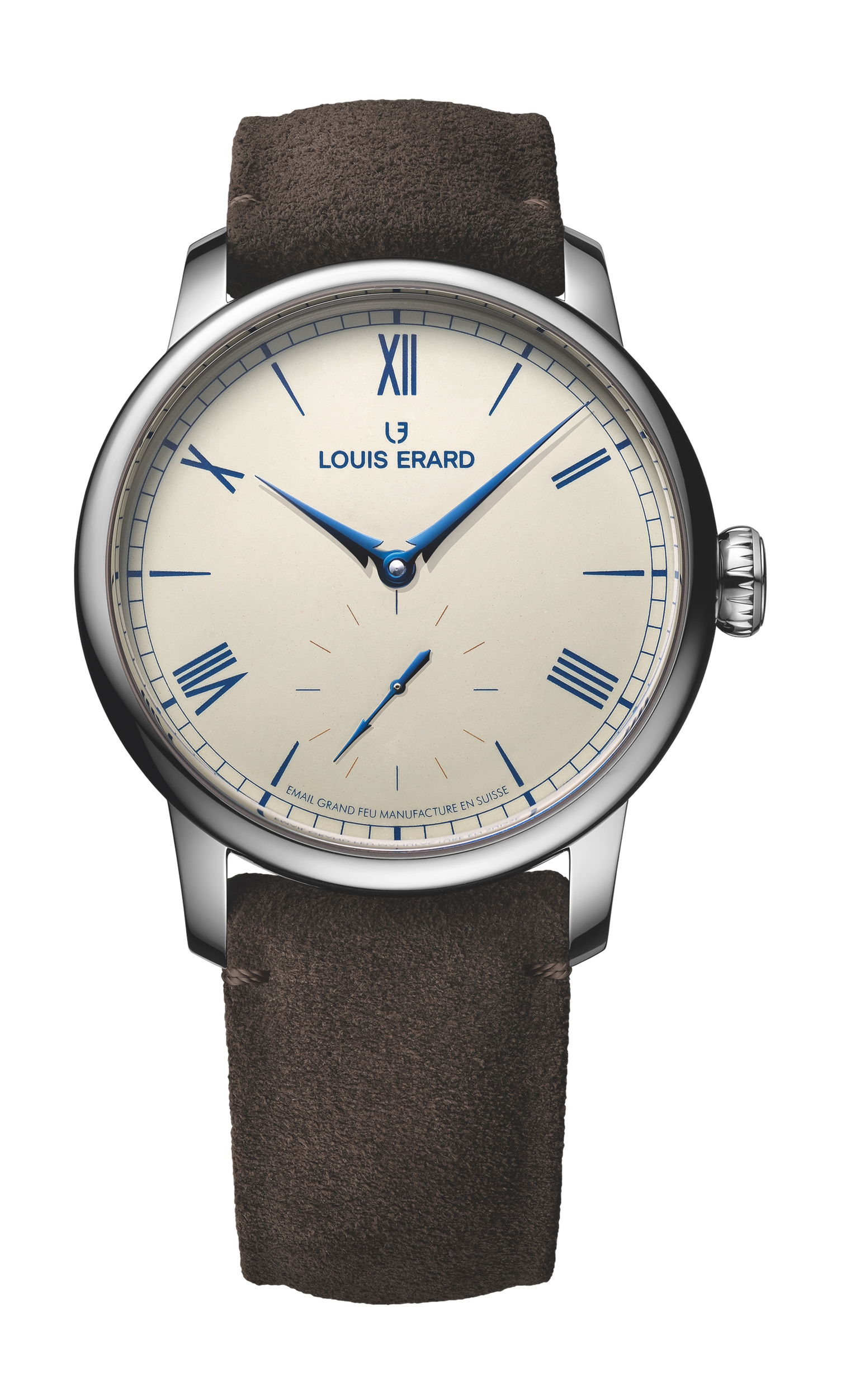Louis Erard Excellence Émail Grand Feu luxury timepiece - detailed view