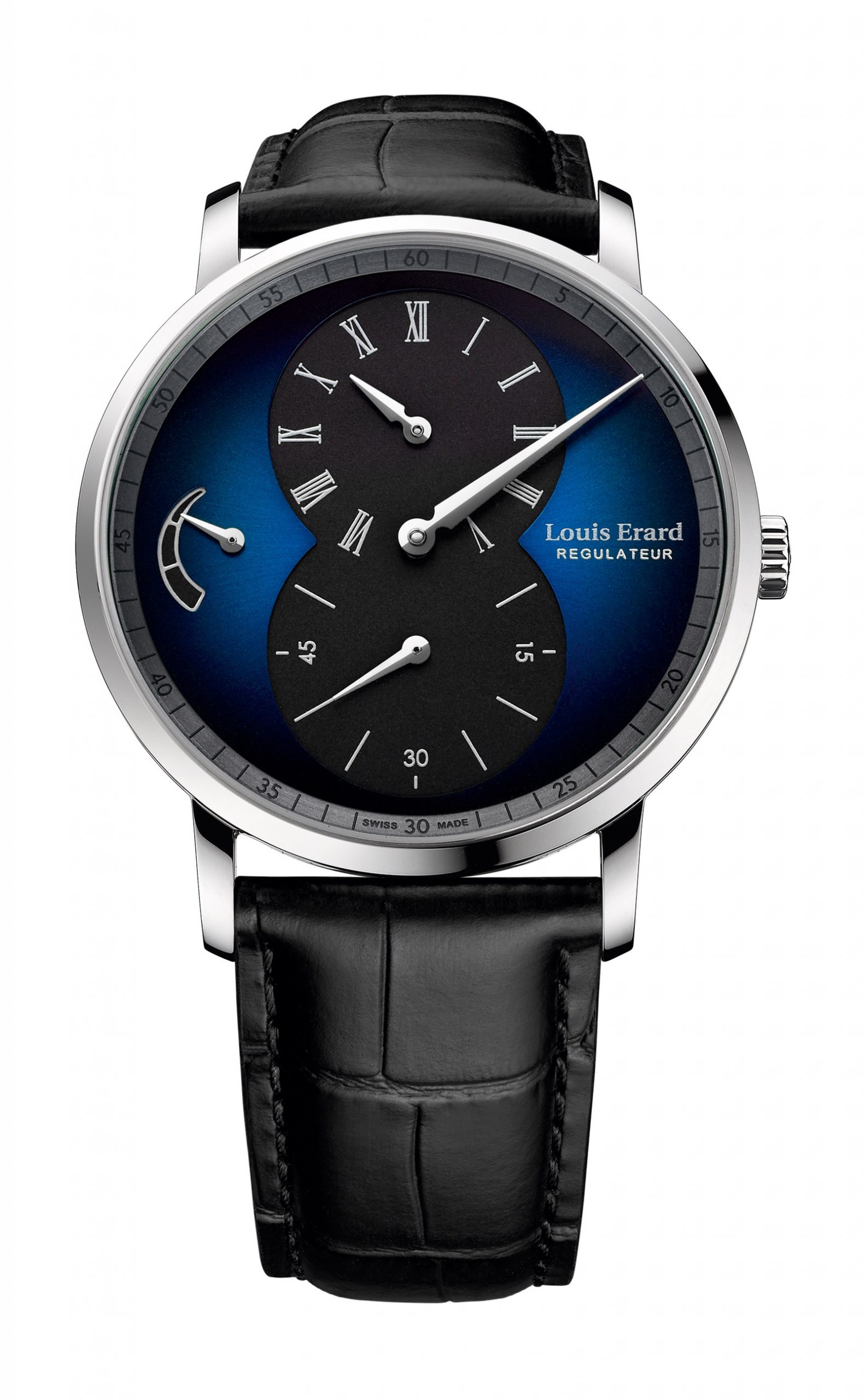 Louis Erard Excellence Regulator luxury timepiece - detailed view