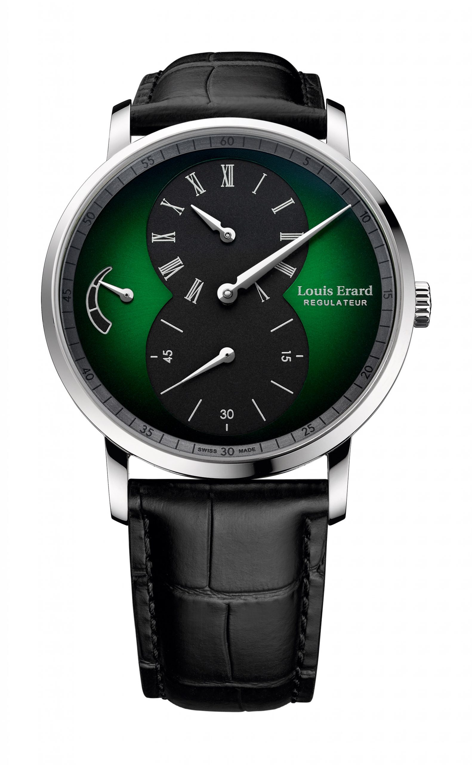 Louis Erard Excellence Regulator luxury timepiece - detailed view