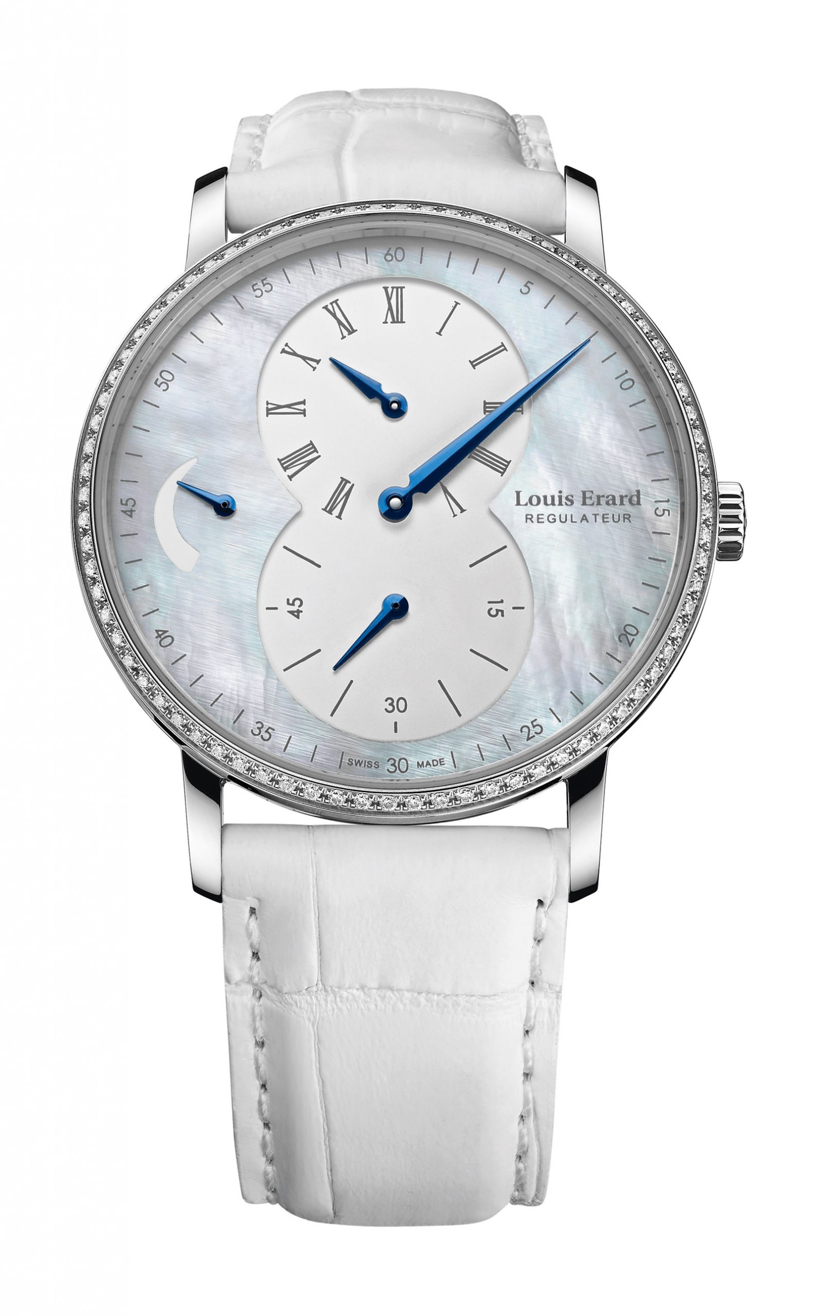 Louis Erard Excellence Regulator Limited Edition Gems luxury timepiece - detailed view