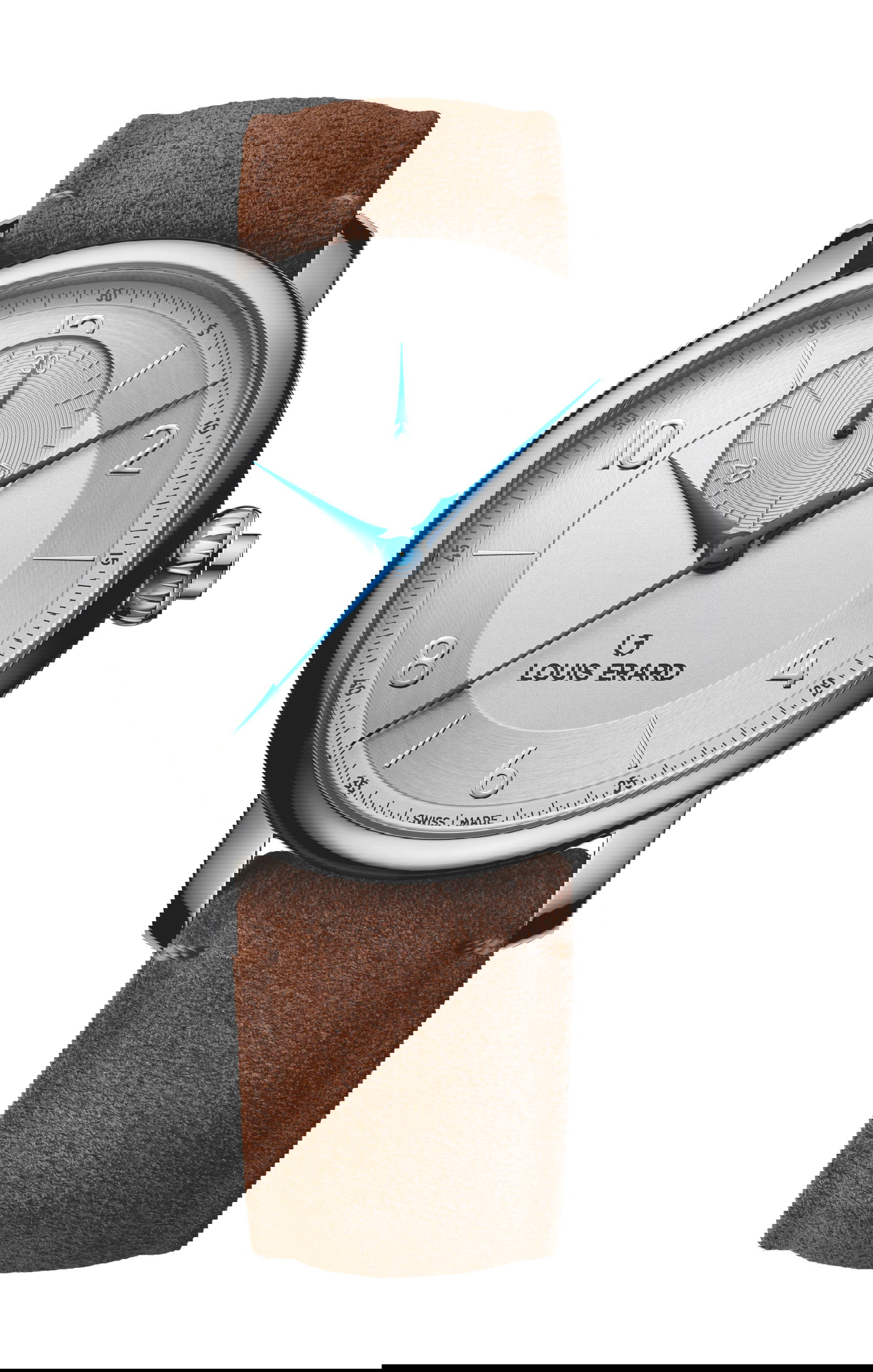 Louis Erard Excellence Triptych Chrono Monopoussoir luxury timepiece - detailed view