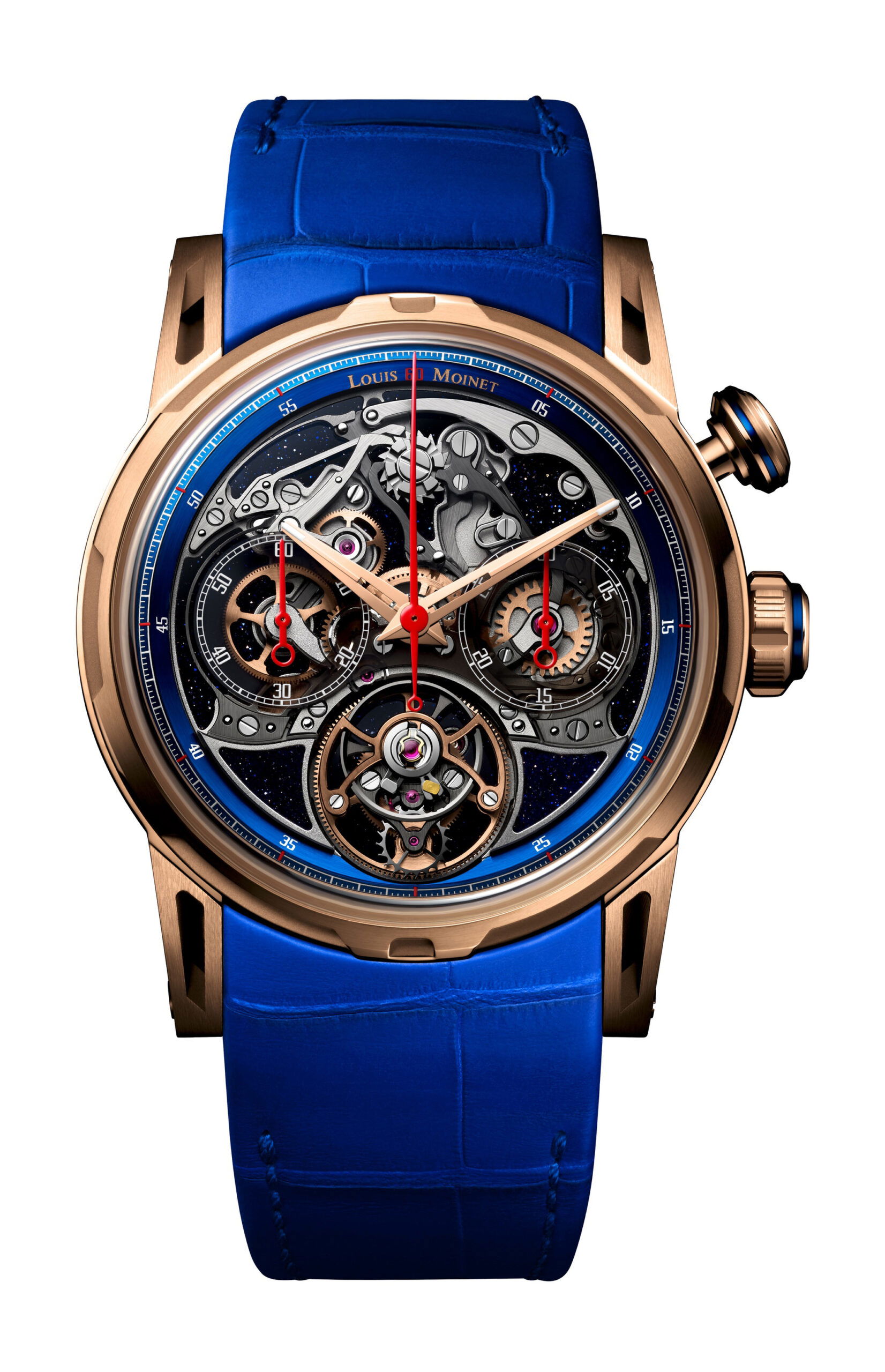 Louis Moinet Impulsion luxury timepiece - detailed view