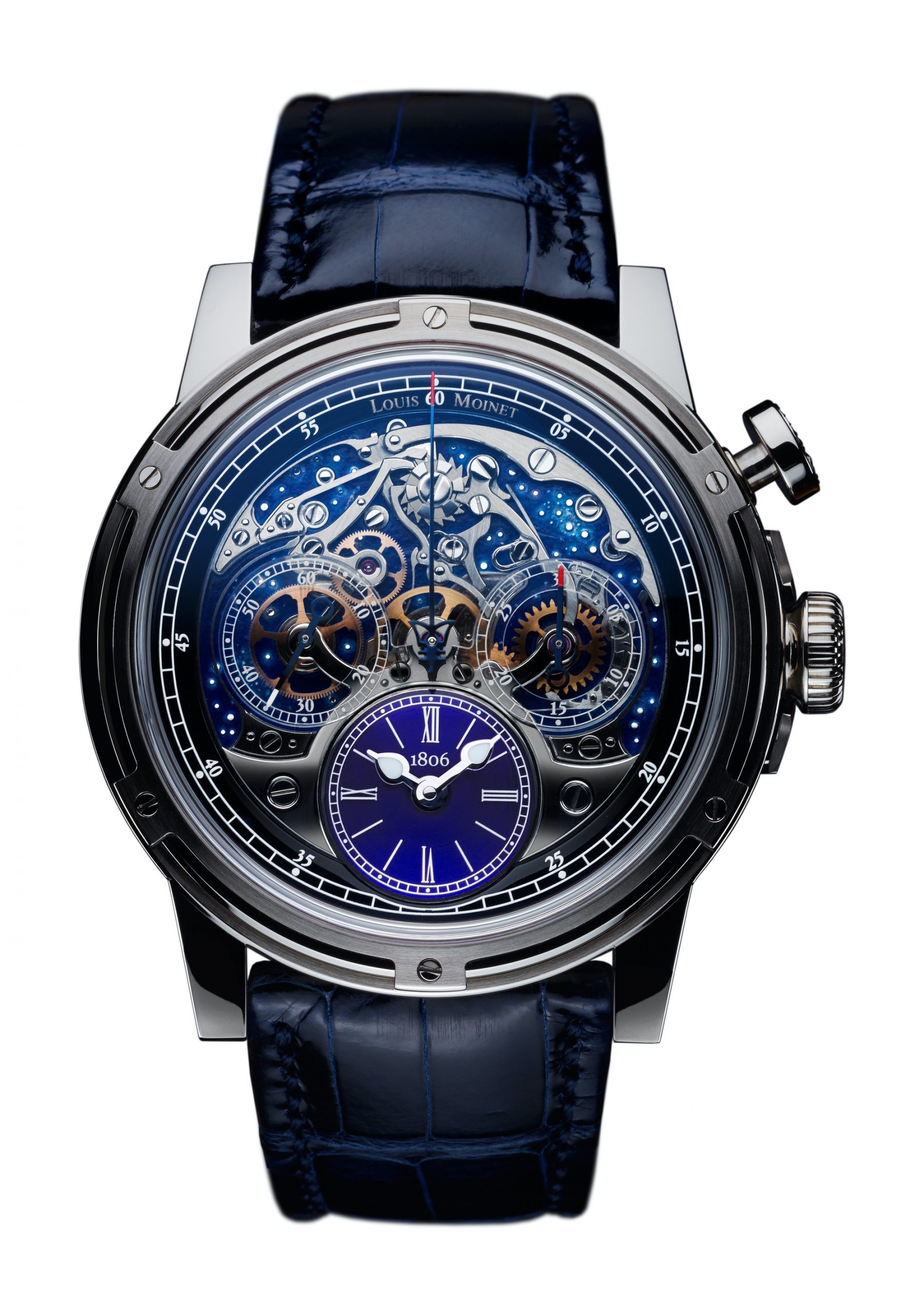 Louis Moinet Memoris 200th Anniversary luxury timepiece - detailed view