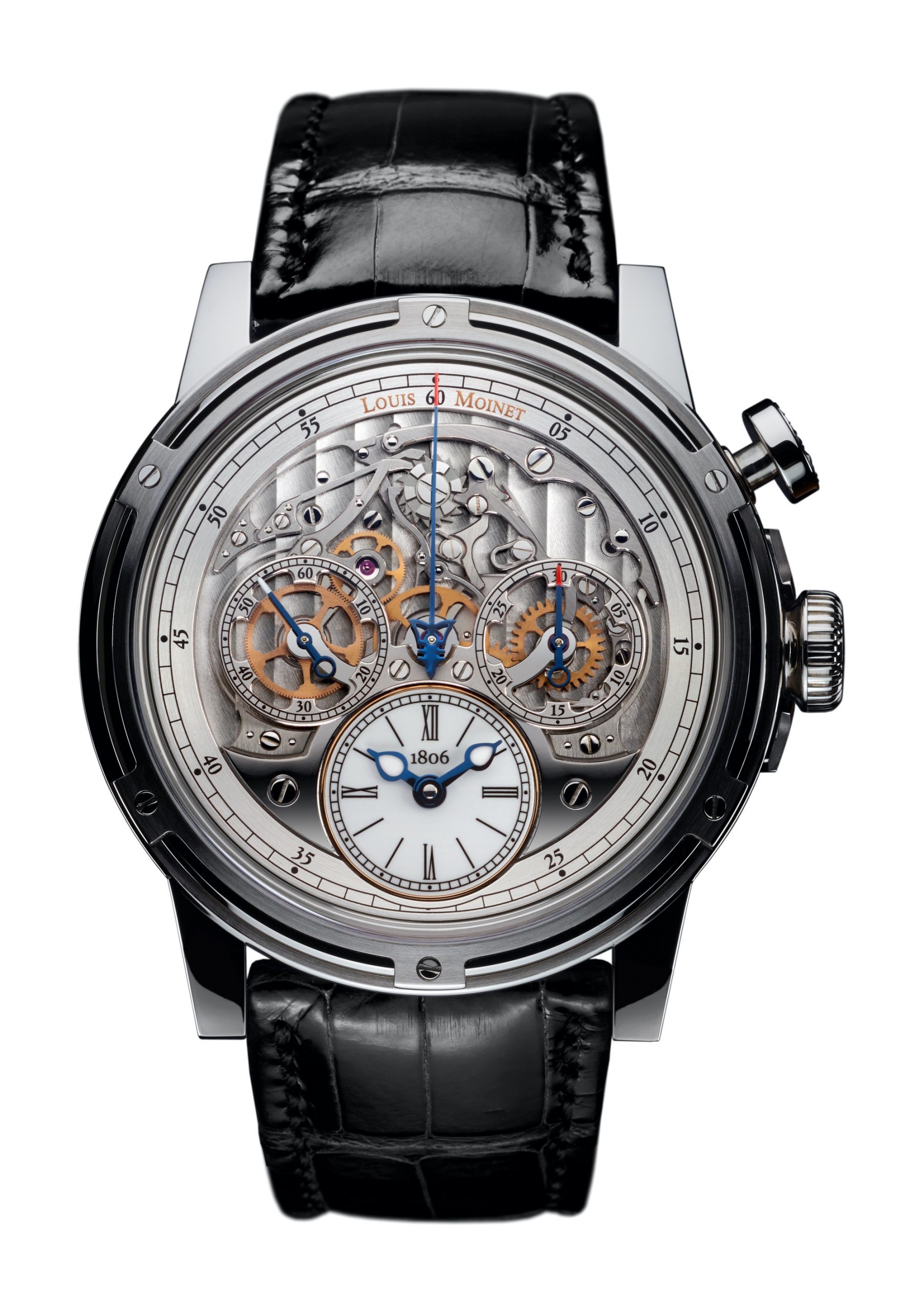 Louis Moinet Memoris luxury timepiece - detailed view