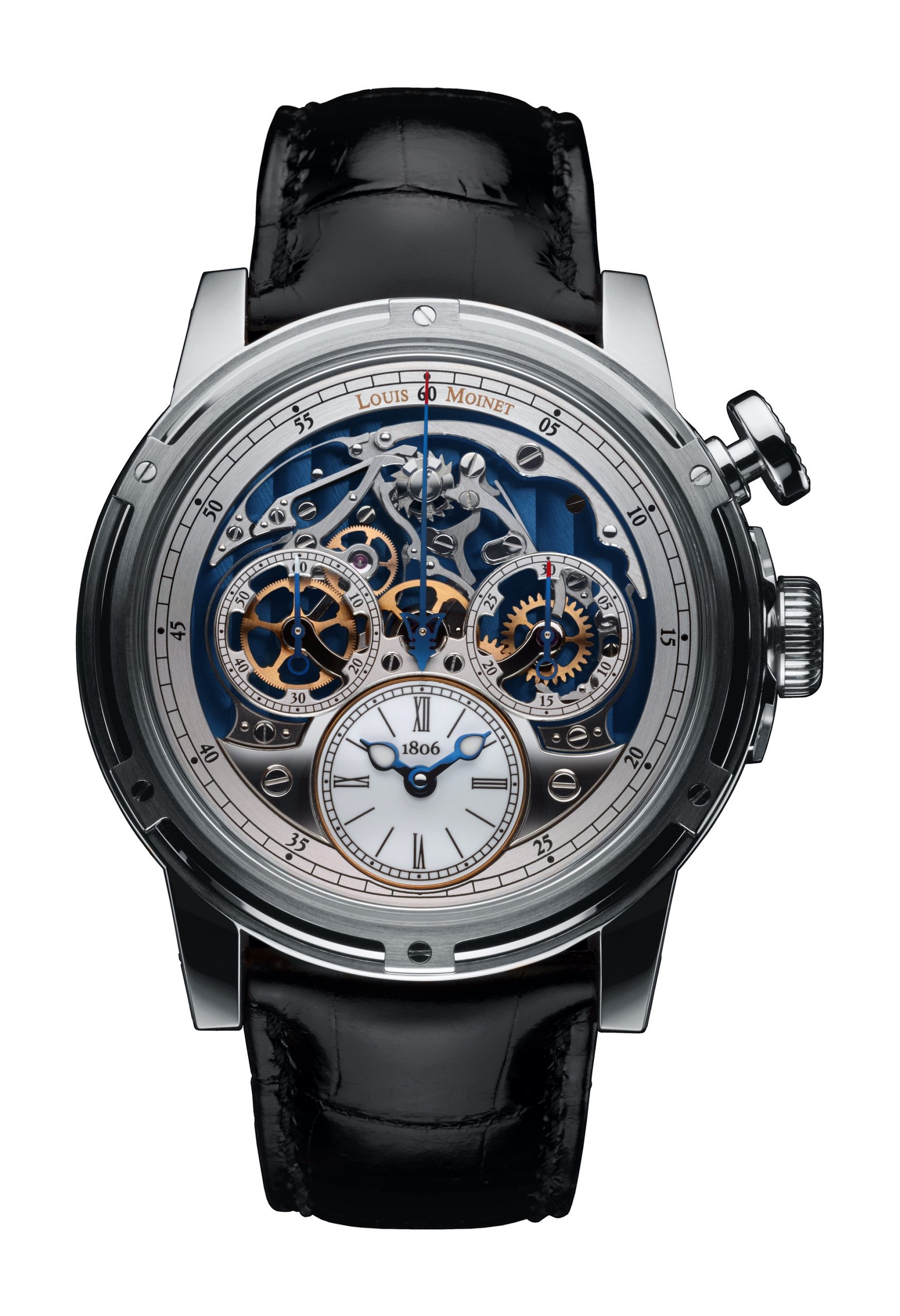 Louis Moinet Memoris luxury timepiece - detailed view