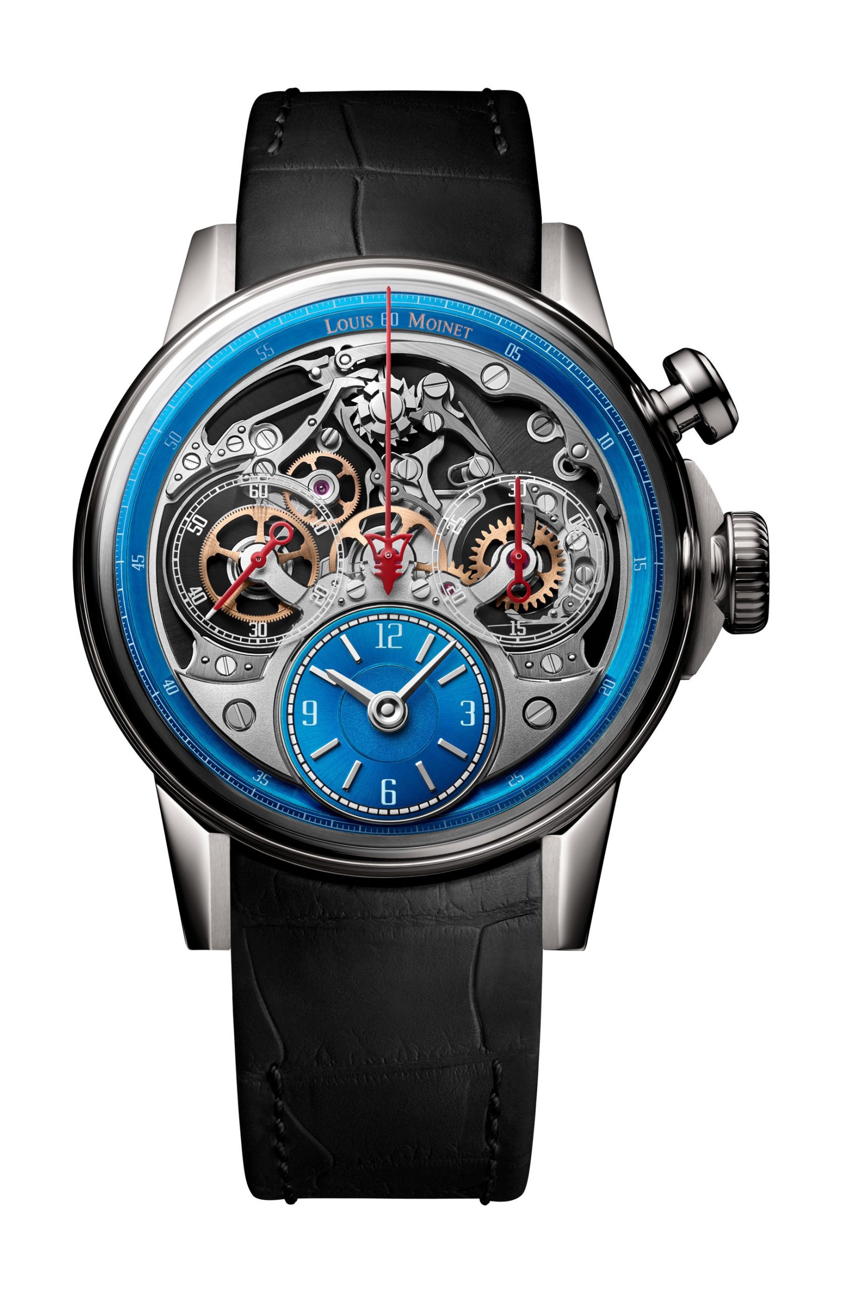 Louis Moinet Memoris Spirit luxury timepiece - detailed view