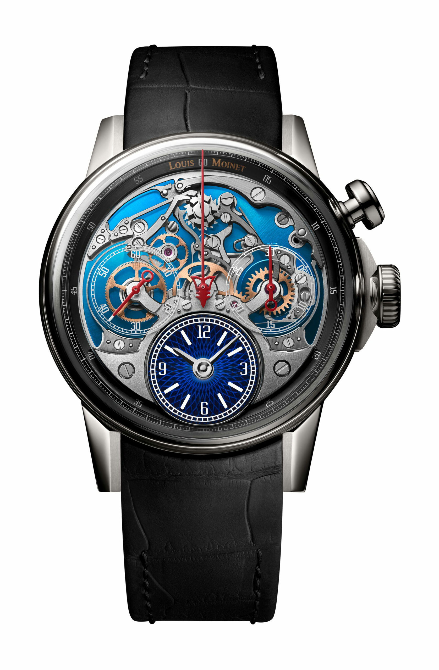 Louis Moinet Memoris Spirit luxury timepiece - detailed view