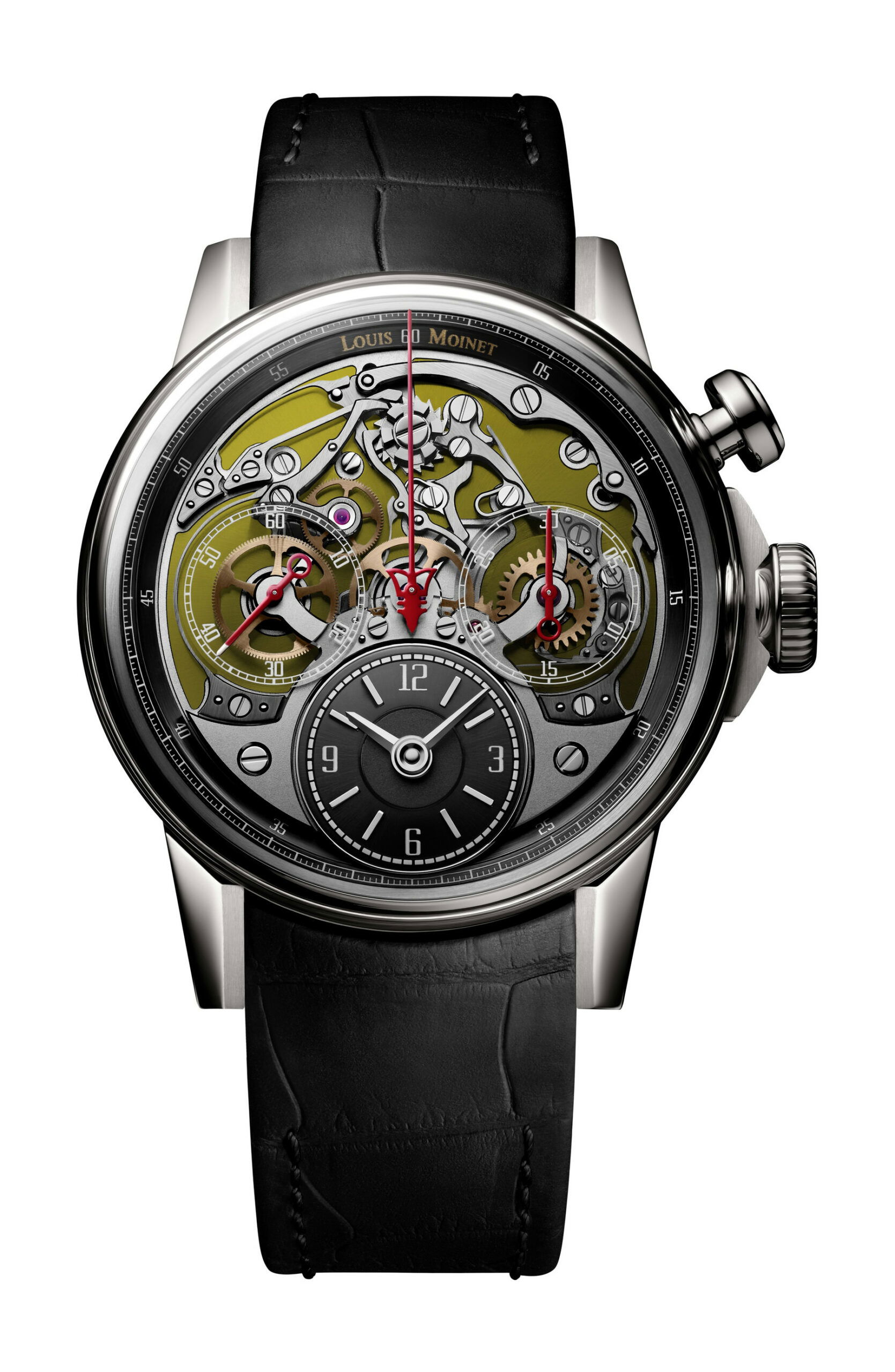 Louis Moinet Memoris Spirit luxury timepiece - detailed view