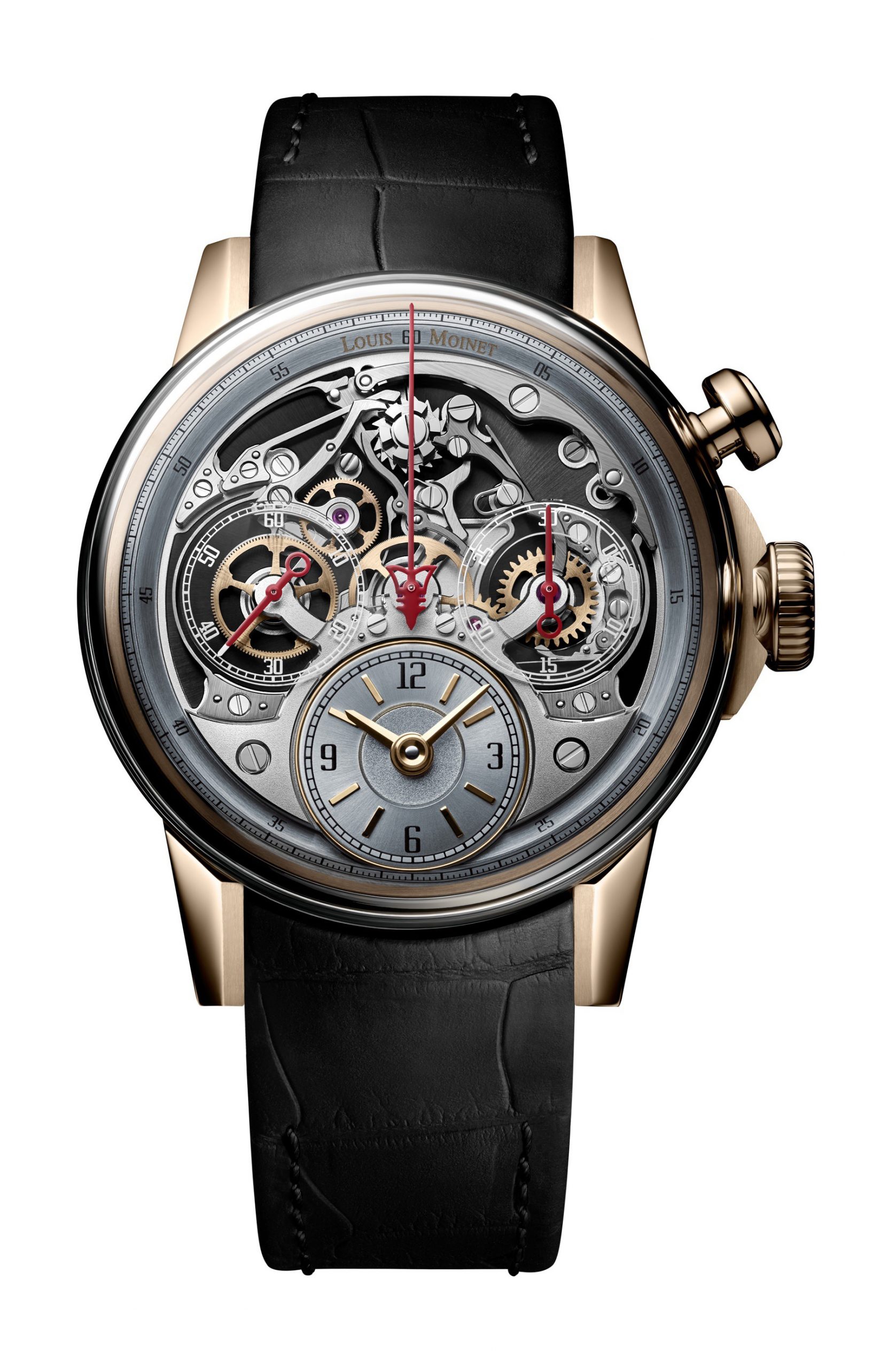 Louis Moinet Memoris Spirit luxury timepiece - detailed view