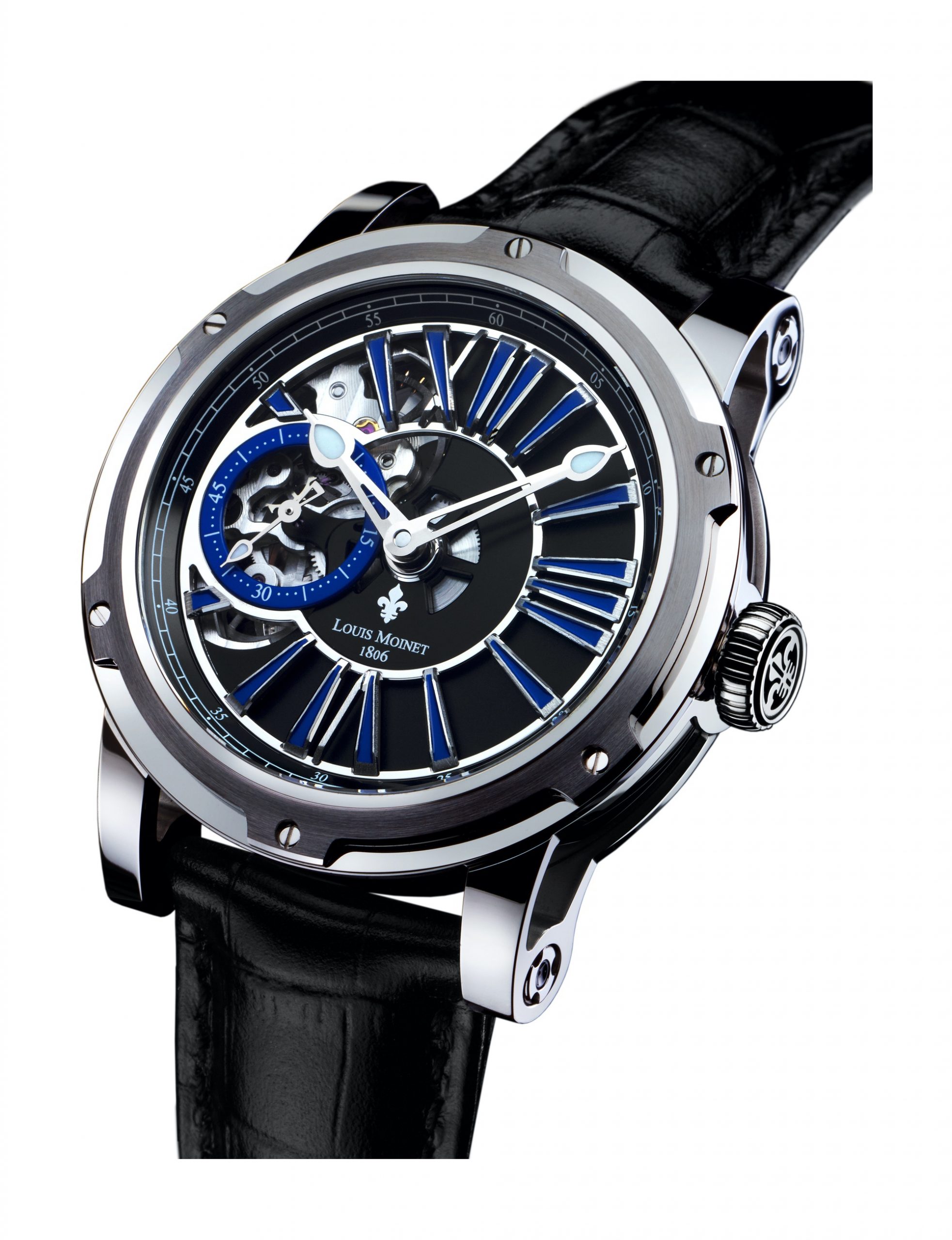 Louis Moinet Metropolis luxury timepiece - detailed view