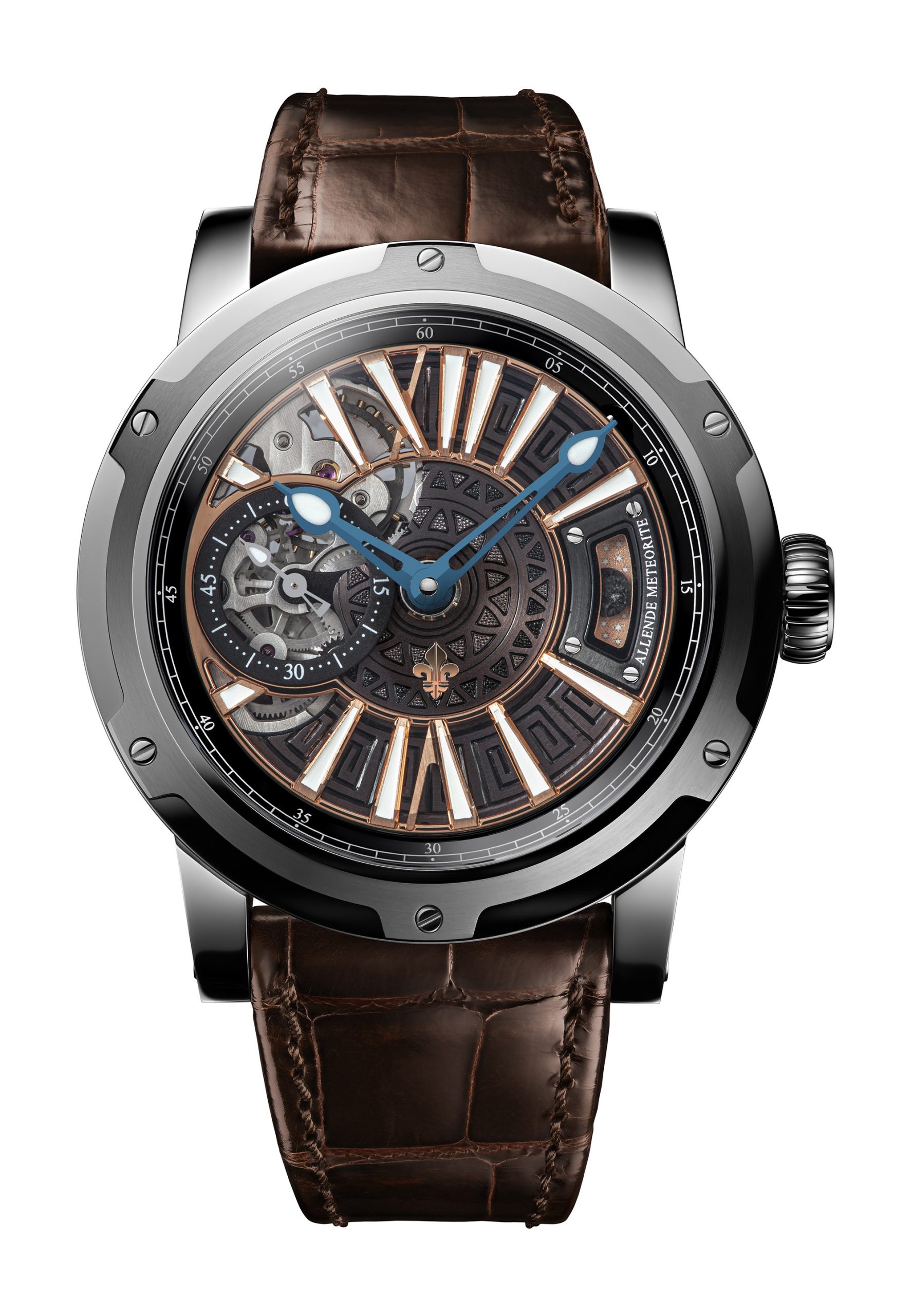 Louis Moinet Metropolis Mexico luxury timepiece - detailed view