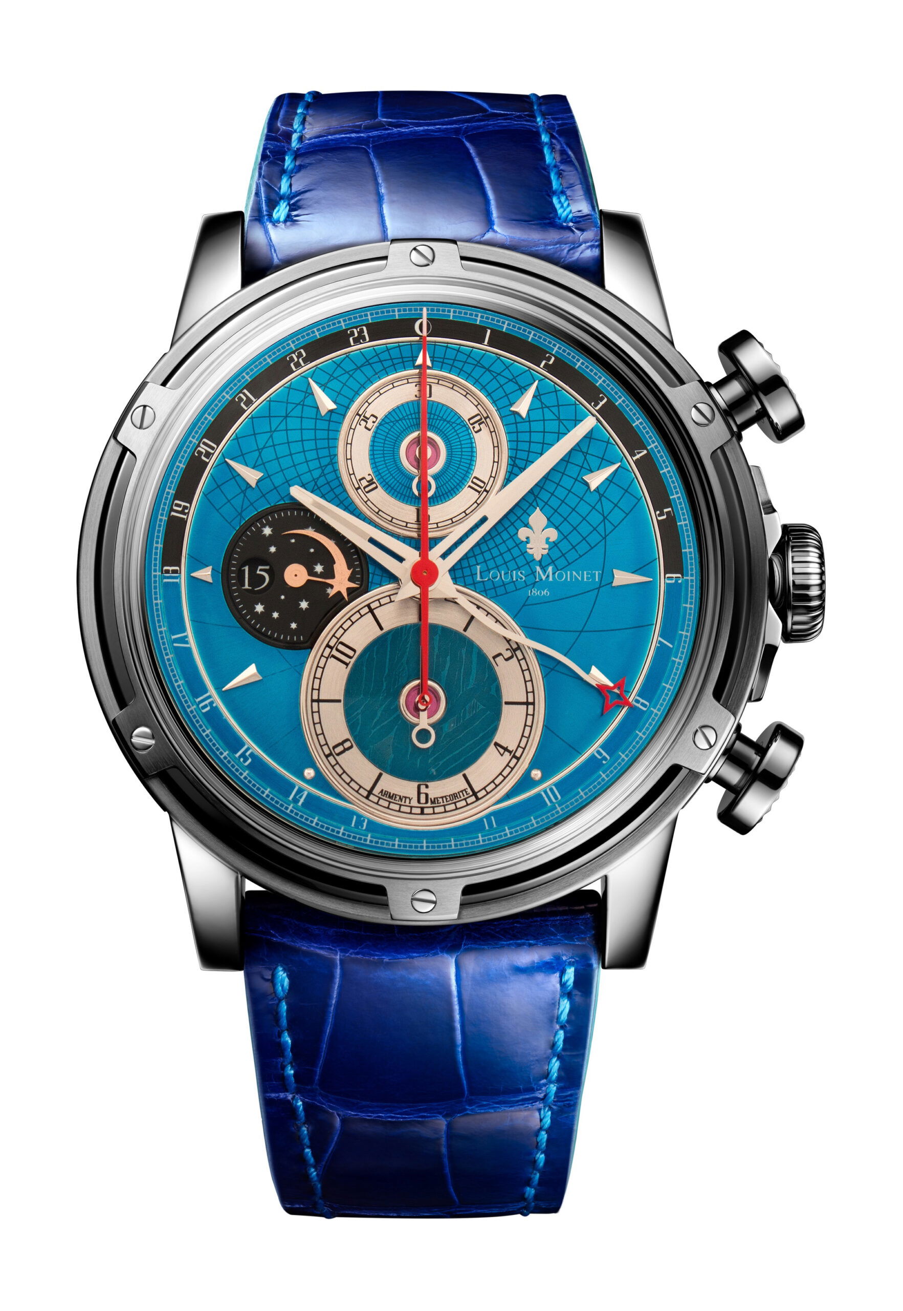 Louis Moinet Midnight Star luxury timepiece - detailed view