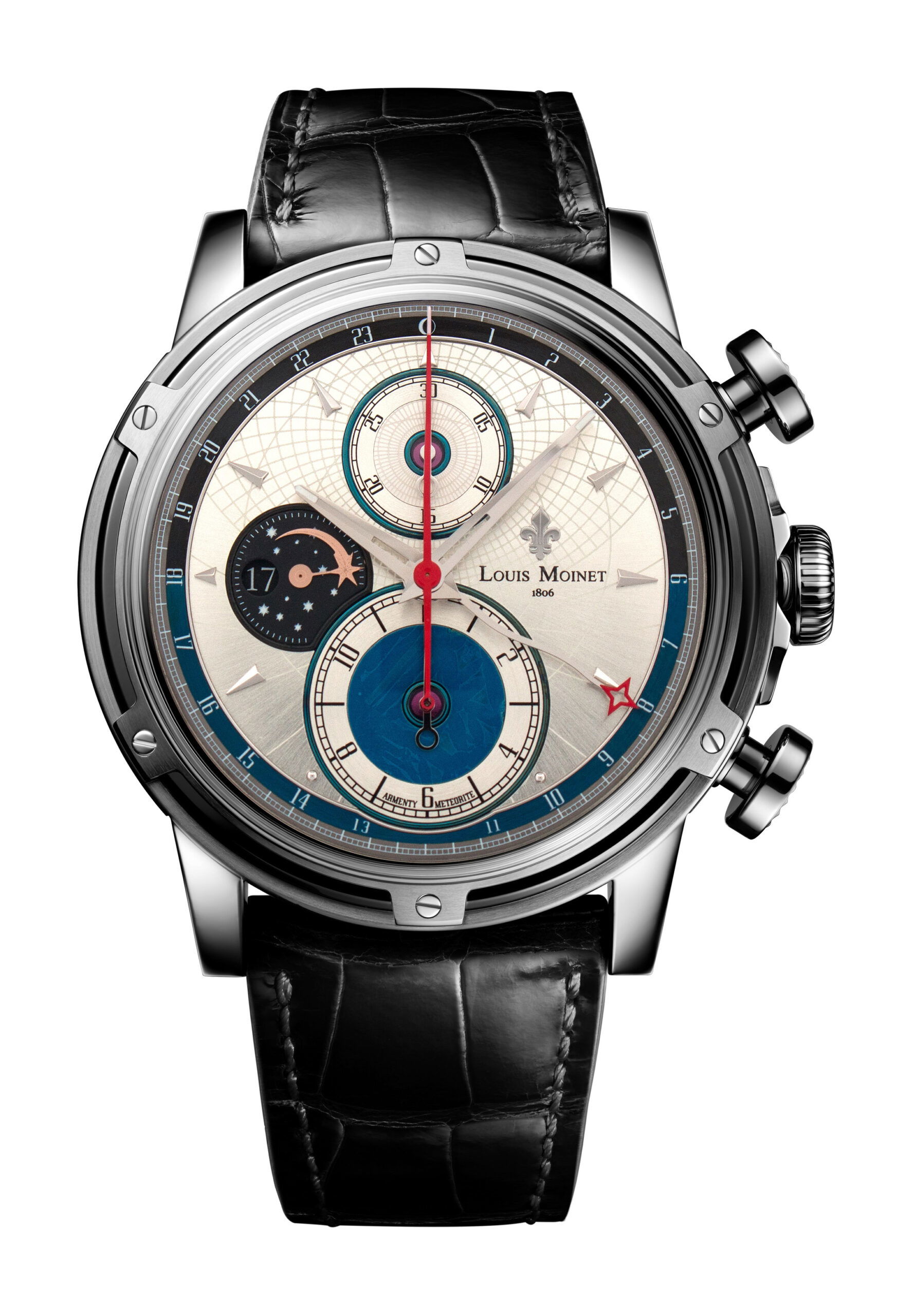 Louis Moinet Midnight Star luxury timepiece - detailed view