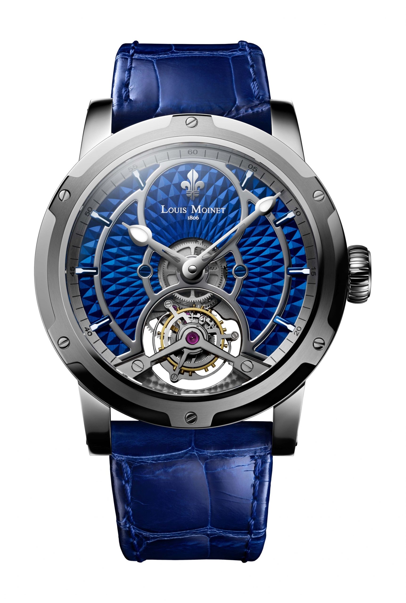 Louis Moinet Mogador luxury timepiece - detailed view