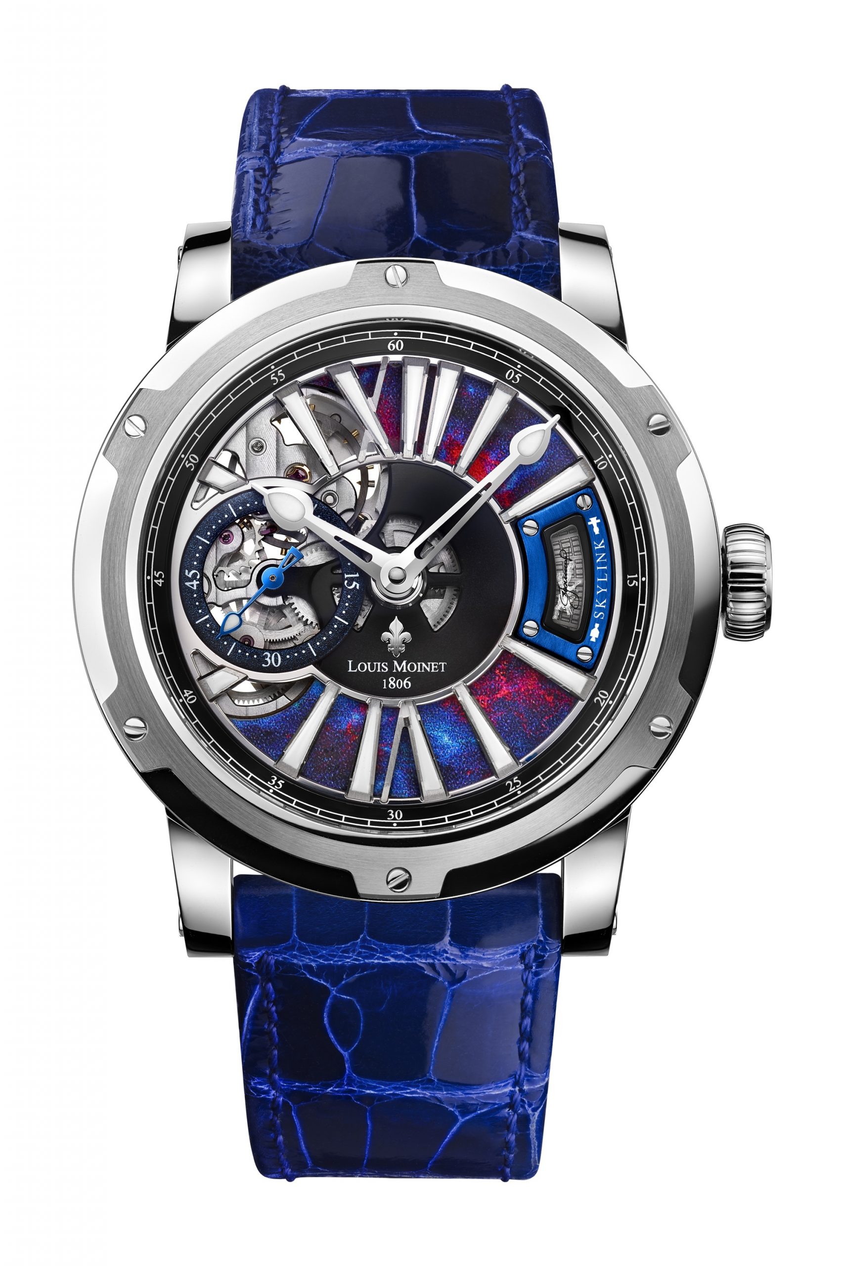 Louis Moinet Skylink luxury timepiece - detailed view