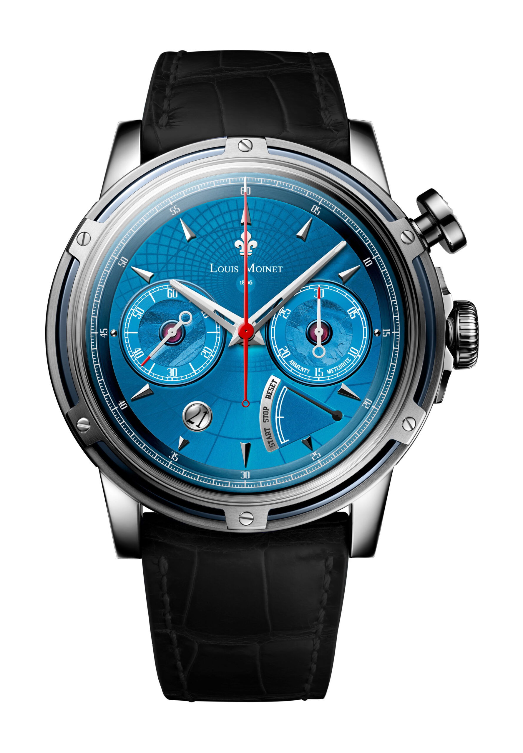 Louis Moinet Space One luxury timepiece - detailed view
