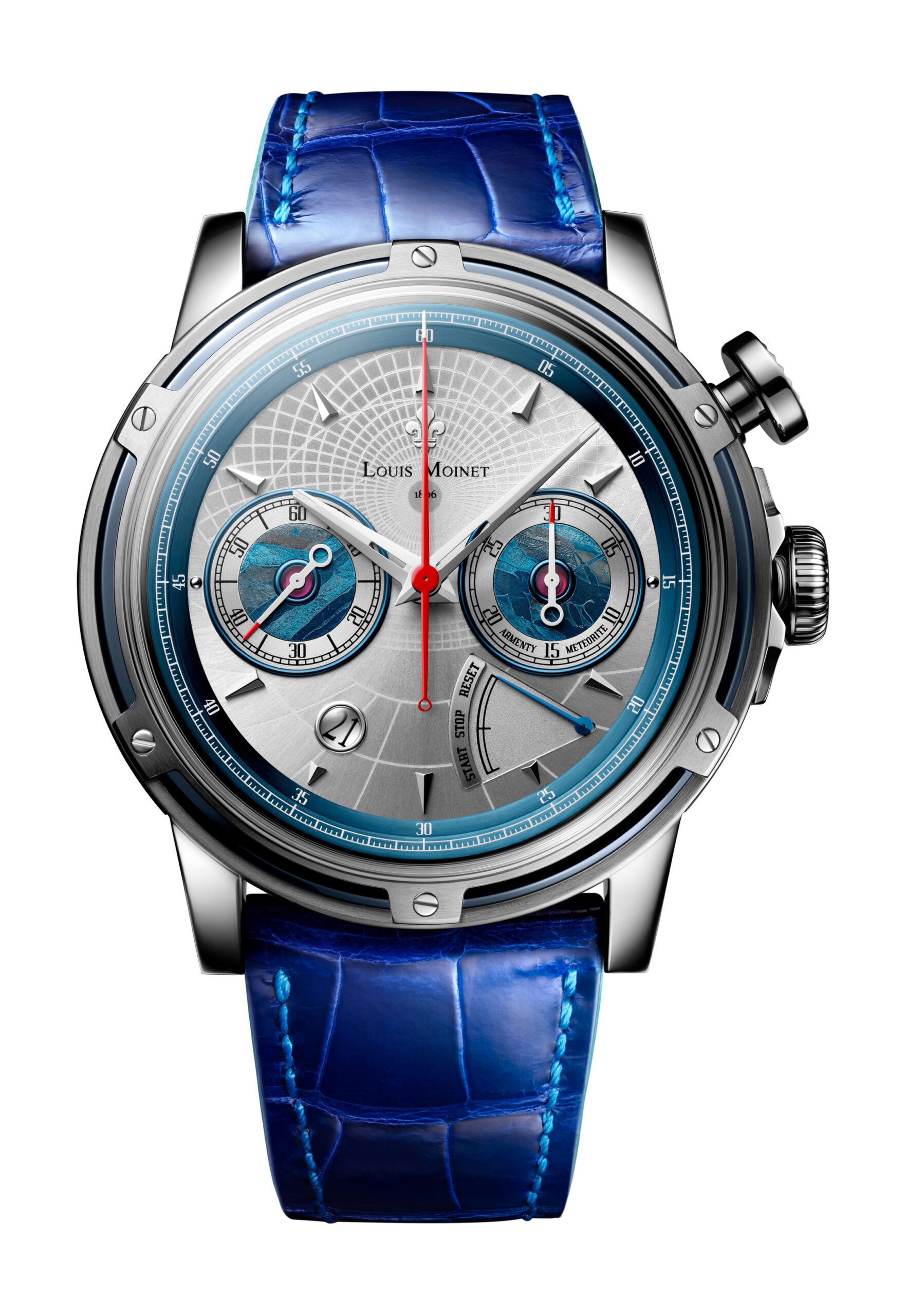 Louis Moinet Space One luxury timepiece - detailed view