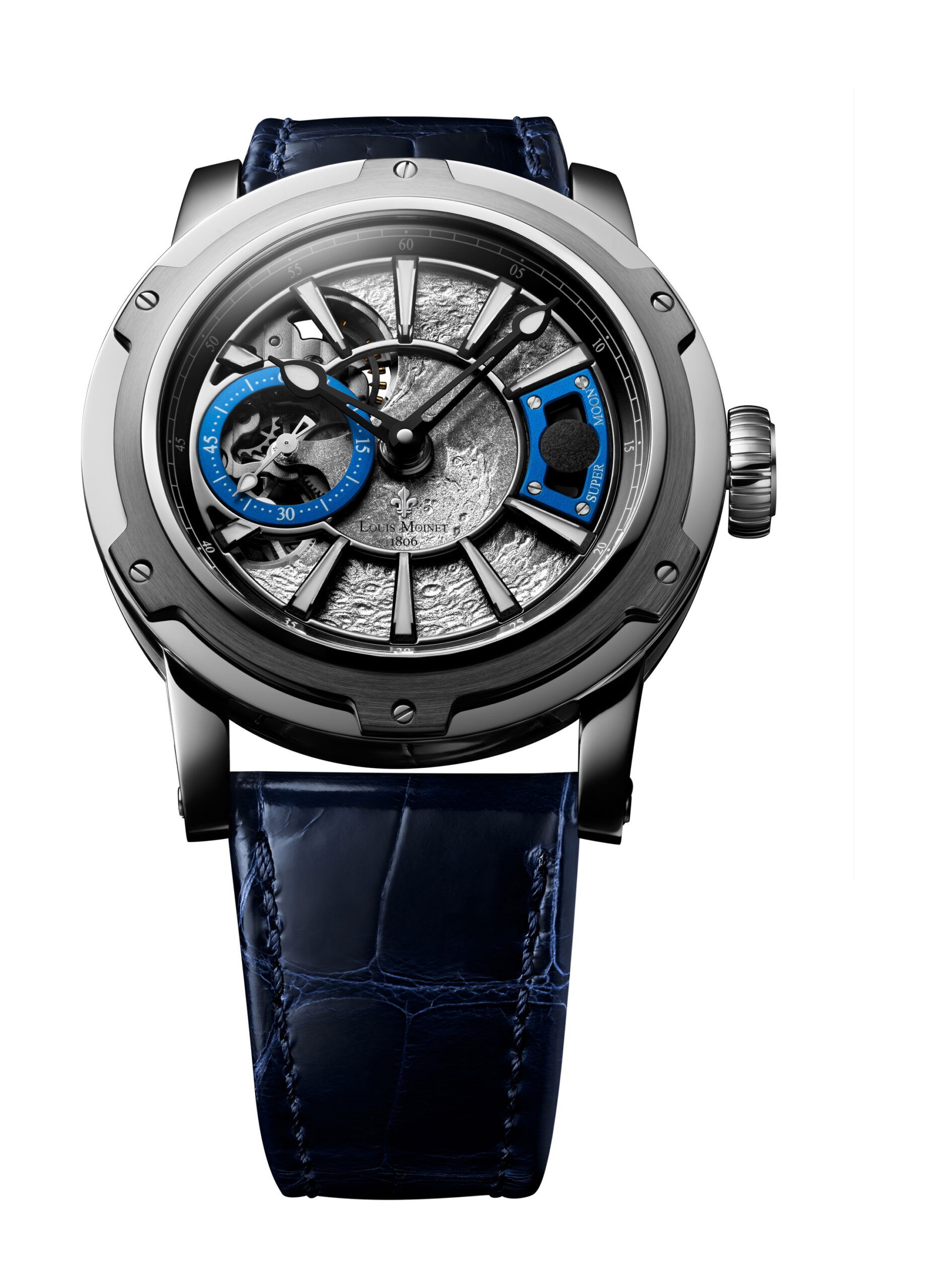 Louis Moinet Super Moon luxury timepiece - detailed view