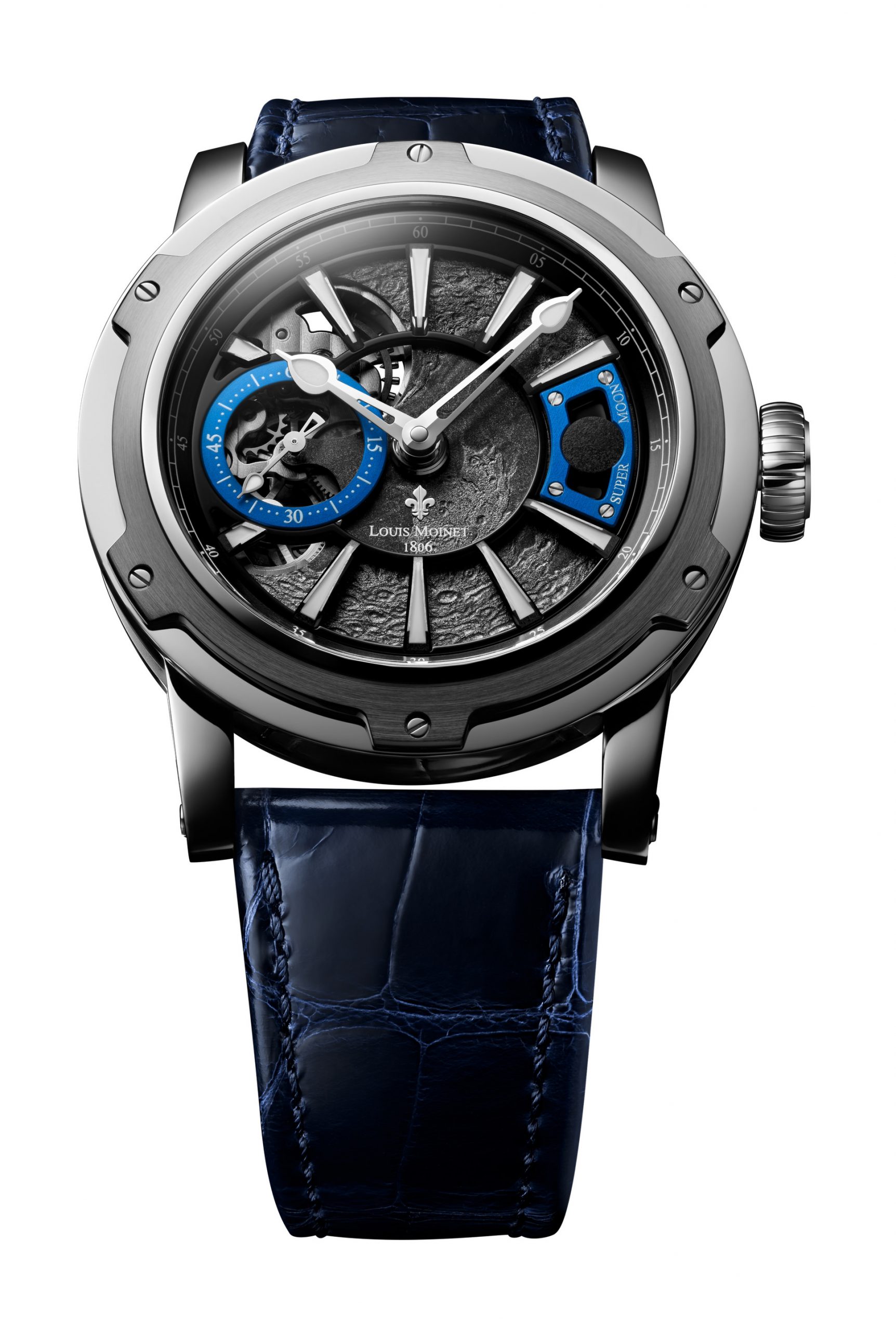 Louis Moinet Super Moon luxury timepiece - detailed view